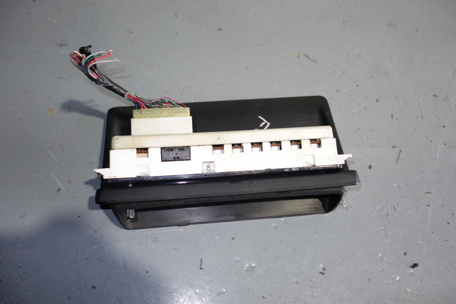 JDM 1986-1991 MAZDA RX-7 RX7 FC3S OEM DASH CLOCK WARNING LIGHT CLUSTER & COVER