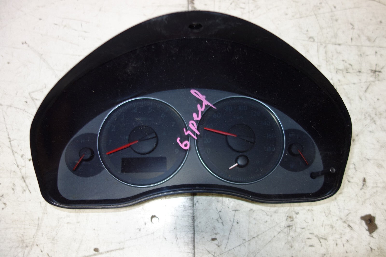 JDM Subaru Legacy Gauge Cluster Speedometer 6-Speed 2005-2009