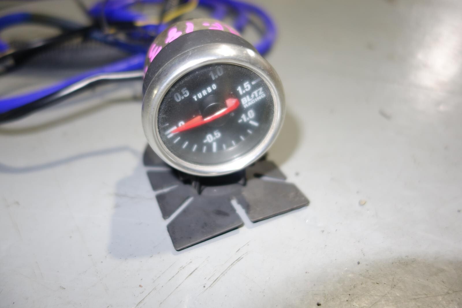 JDM Blitz  Racing Turbo Boost Gauge Racing Meter Genuine Universal Fitment