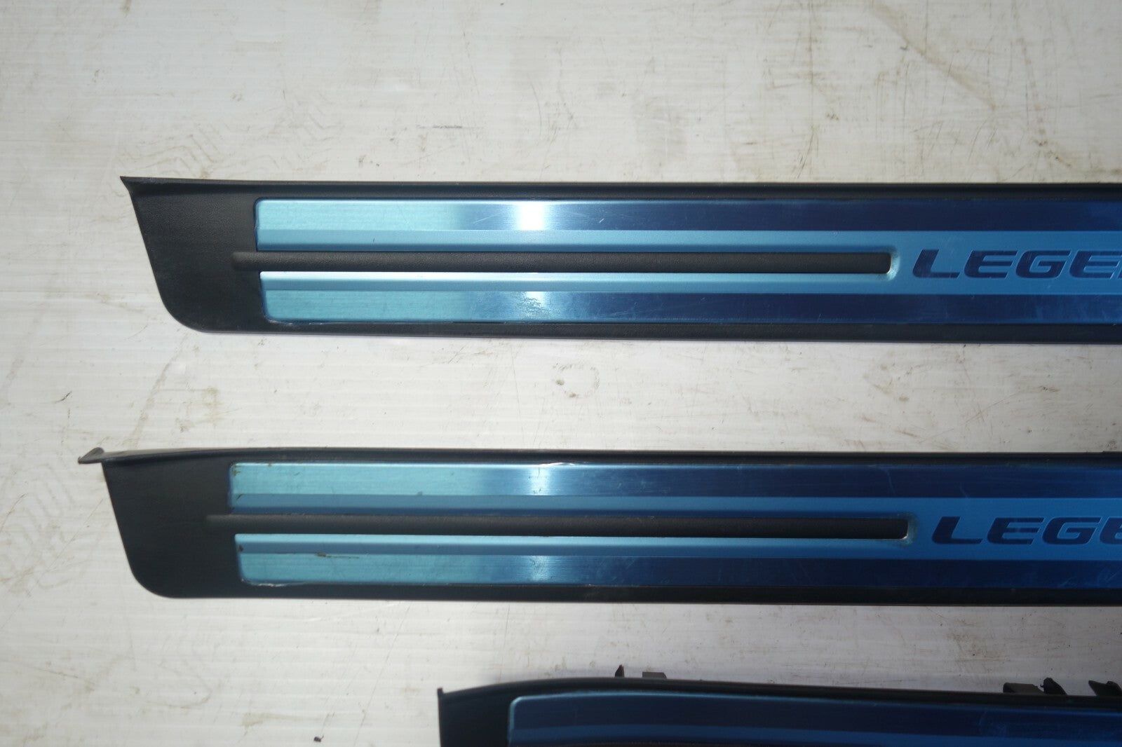 JDM 2005-2008 ACURA RL HONDA LEGEND OEM DOOR SILLS TRIM SCUFF PLATES SIDE STEPS