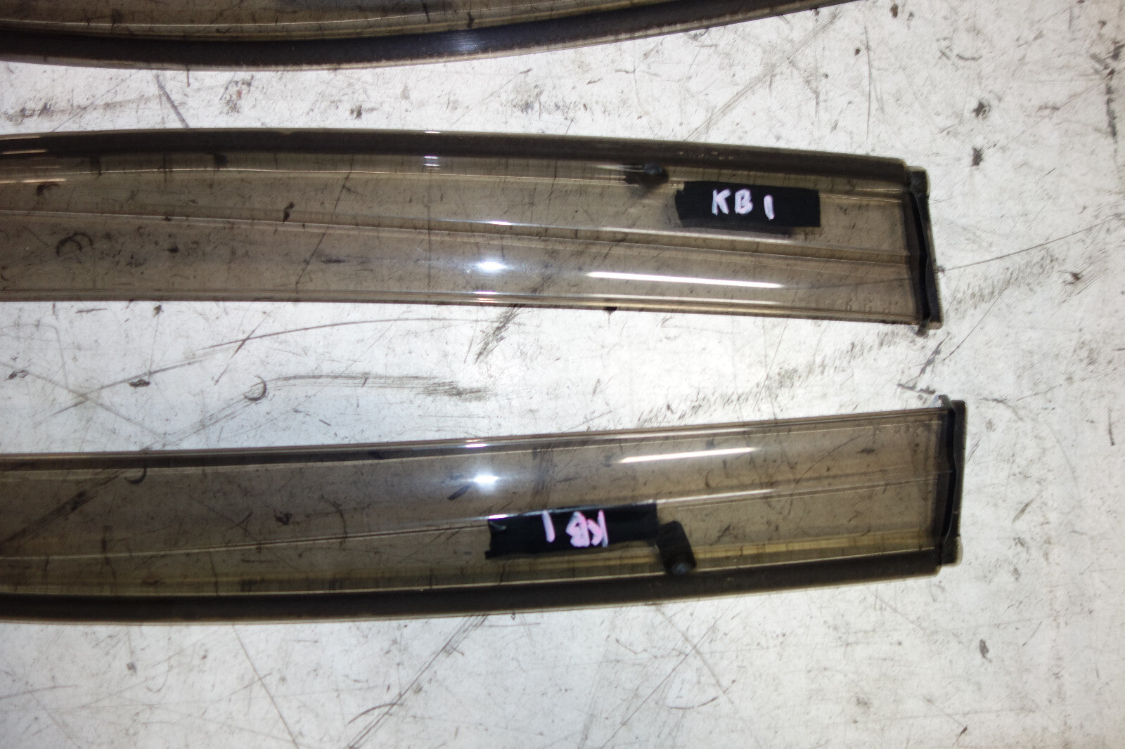 JDM Acura RL OEM Mugen Window Visors Rain Guards 2005-2008 Honda Legend KB1