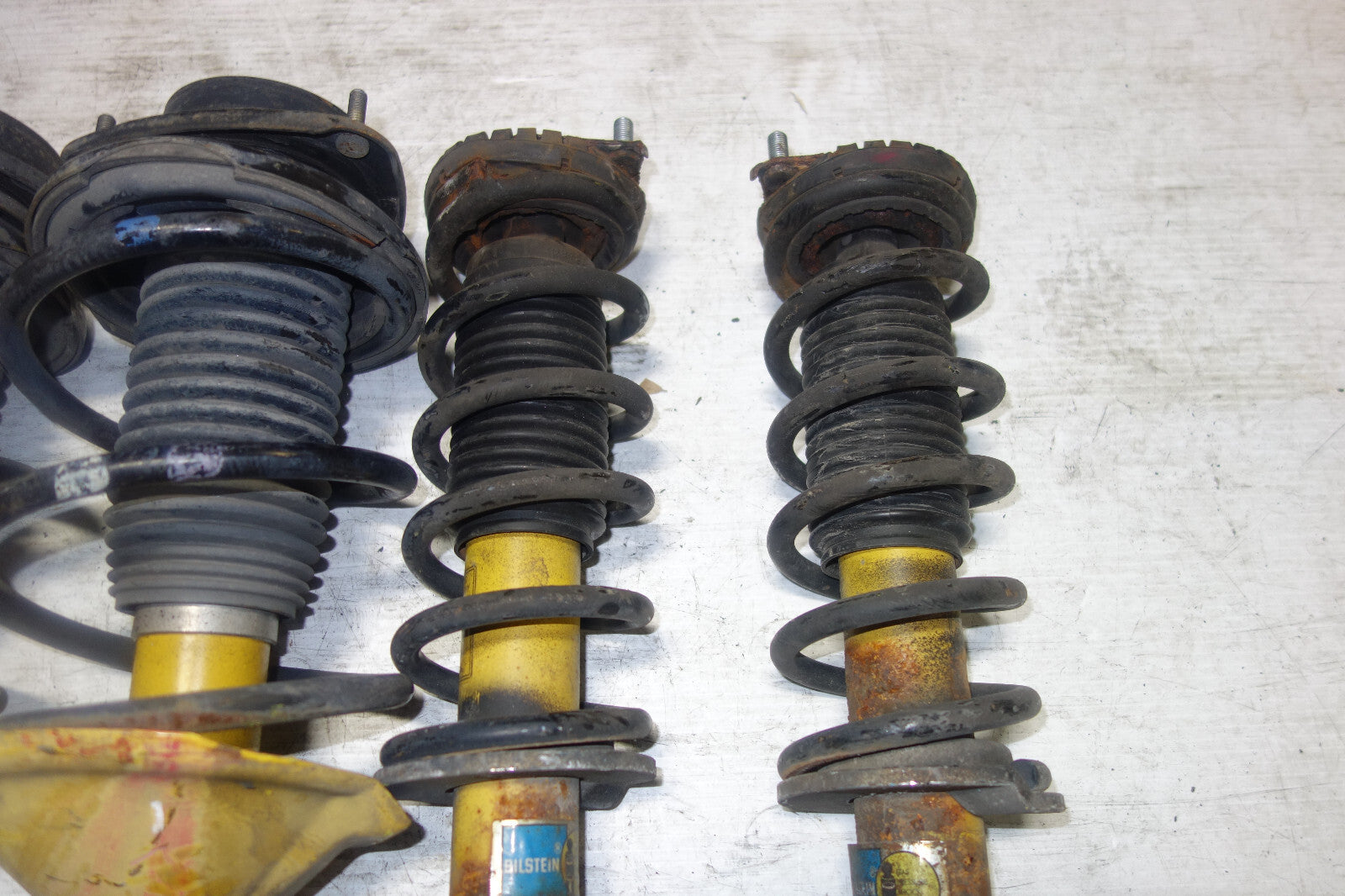 JDM Subaru Legacy Bilstein Front Shocks Coil Springs Strut Suspension 1998-2004