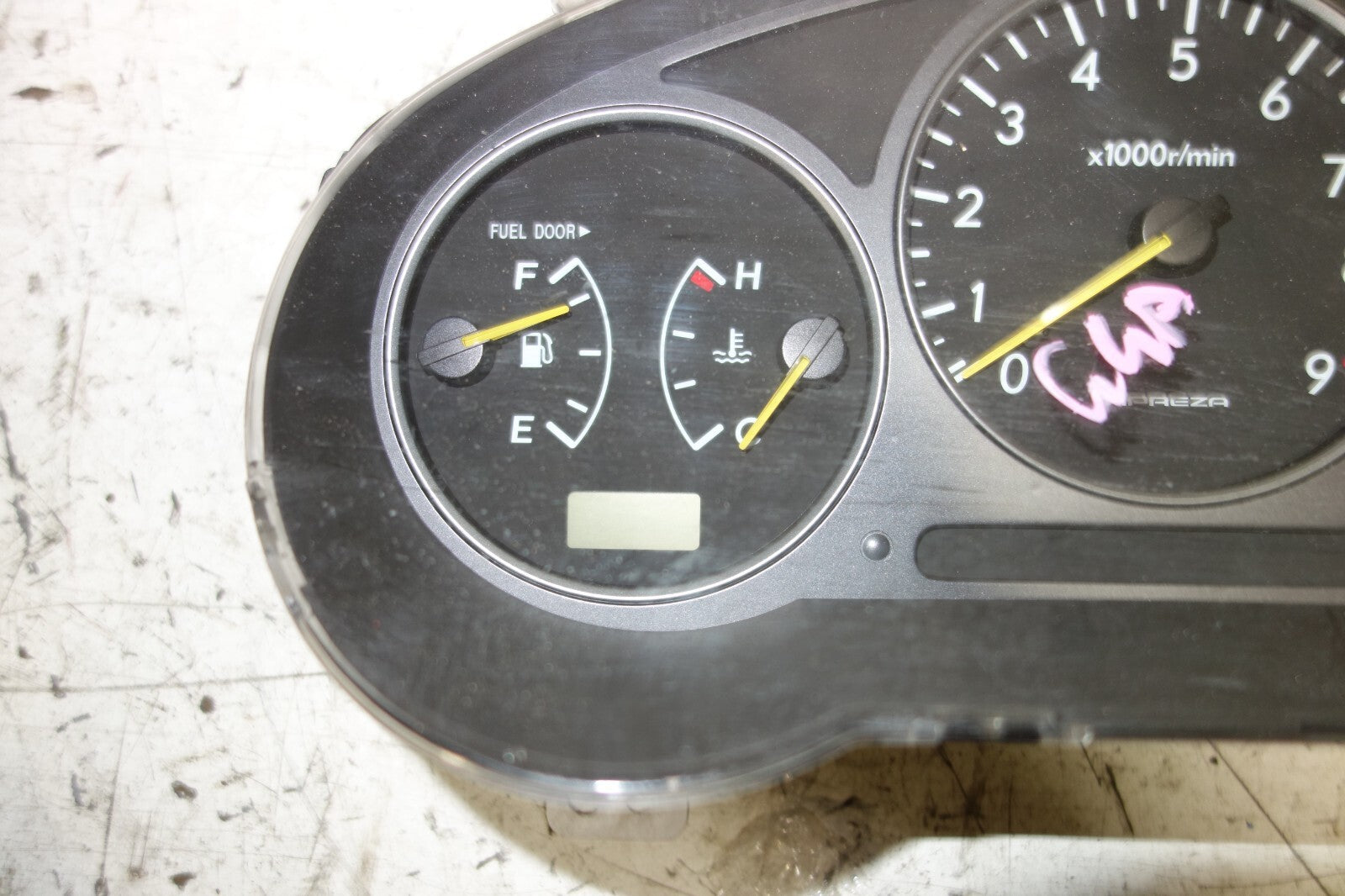 JDM 2002-2003 SUBARU IMPREZA WRX V7  MANUAL 5 SPEED GAUGE CLUSTER  SPEEDOMETER