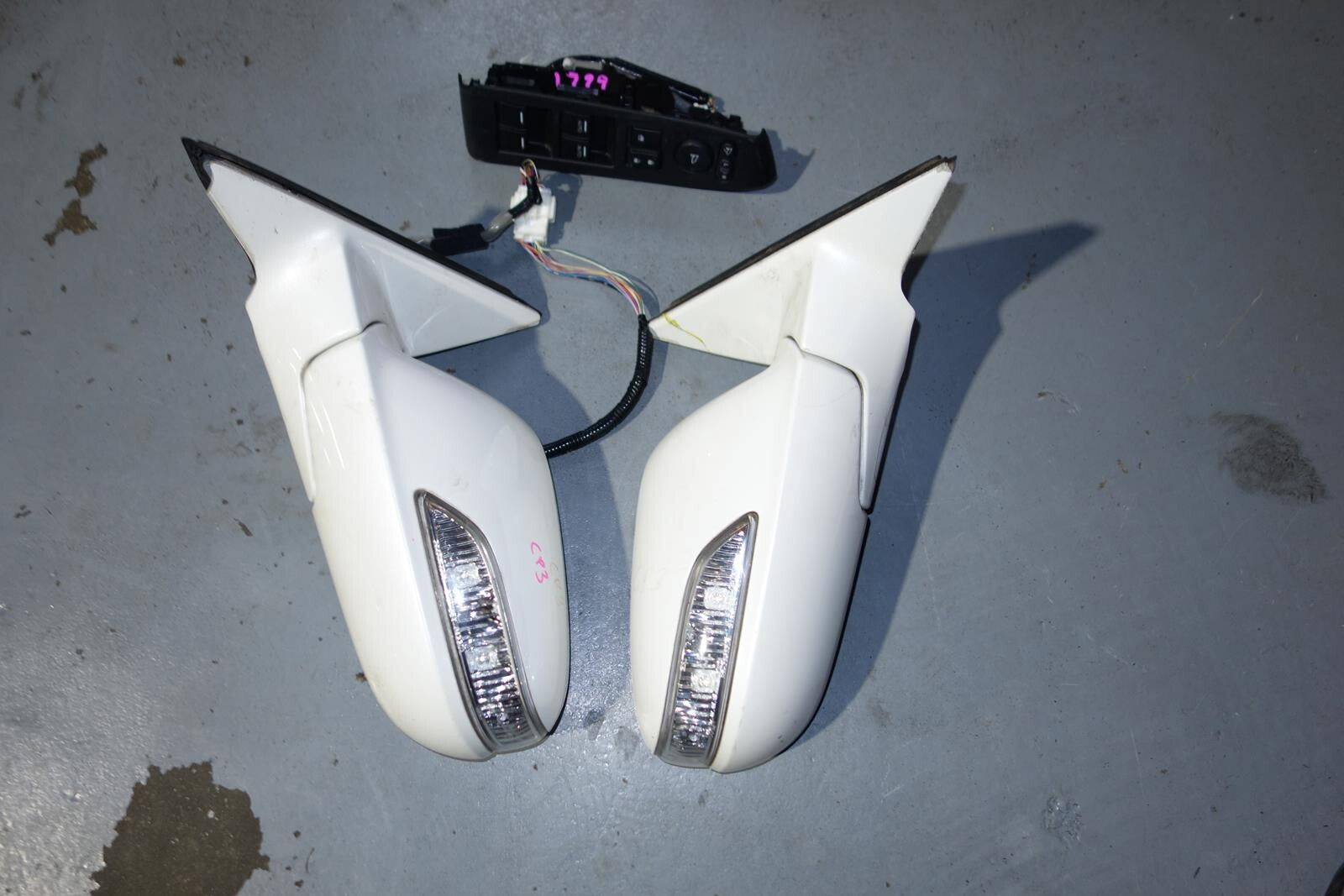 JDM 2008-2012 HONDA ACCORD CP3 POWER FOLDING MIRRORS SWITCH AUTO FLIP OEM