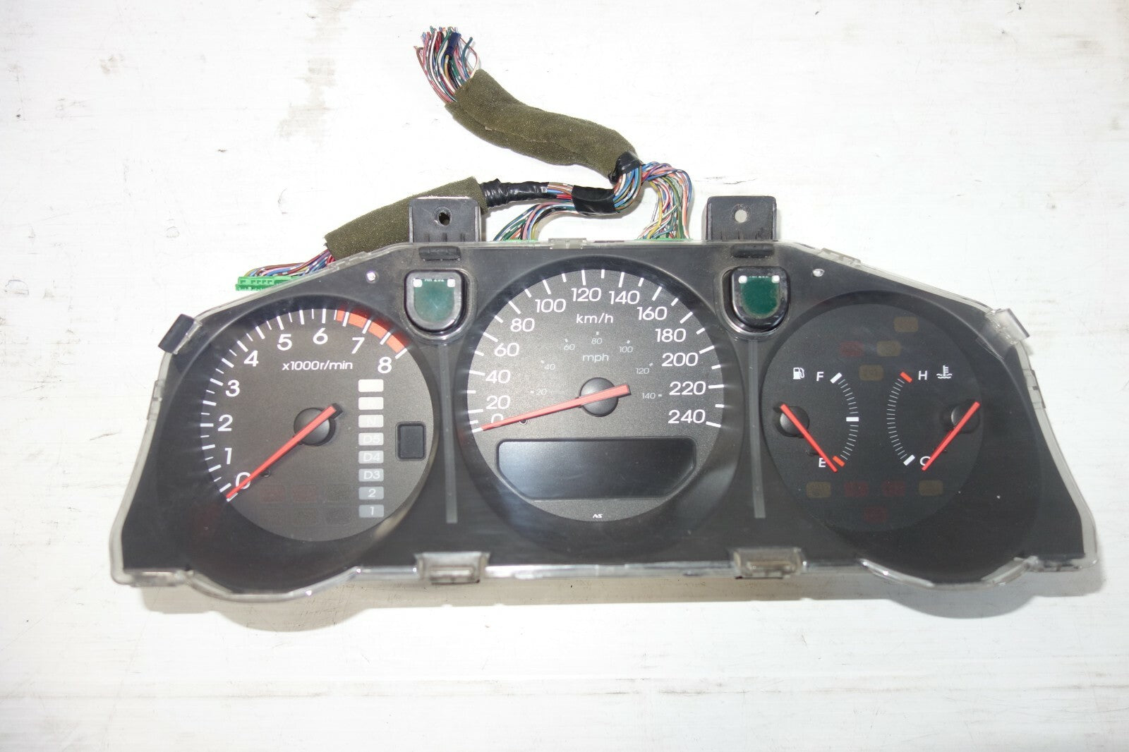 JDM 2002-2003 ACURA 3.2 TL UA5 OEM AUTOMATIC GAUGE CLUSTER 240KM/H SPEEDOMETER