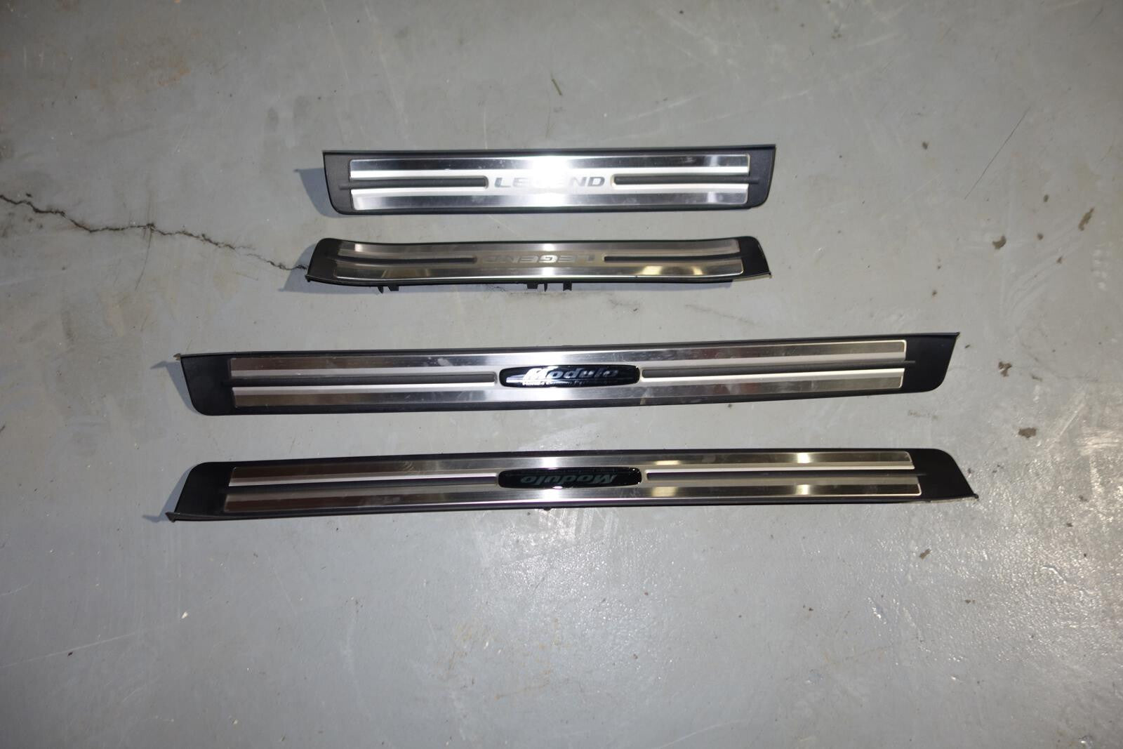 2005-2008 Acura RL MODULO Door Sills Scuffs Kick Plates Honda Legend KB1 JDM