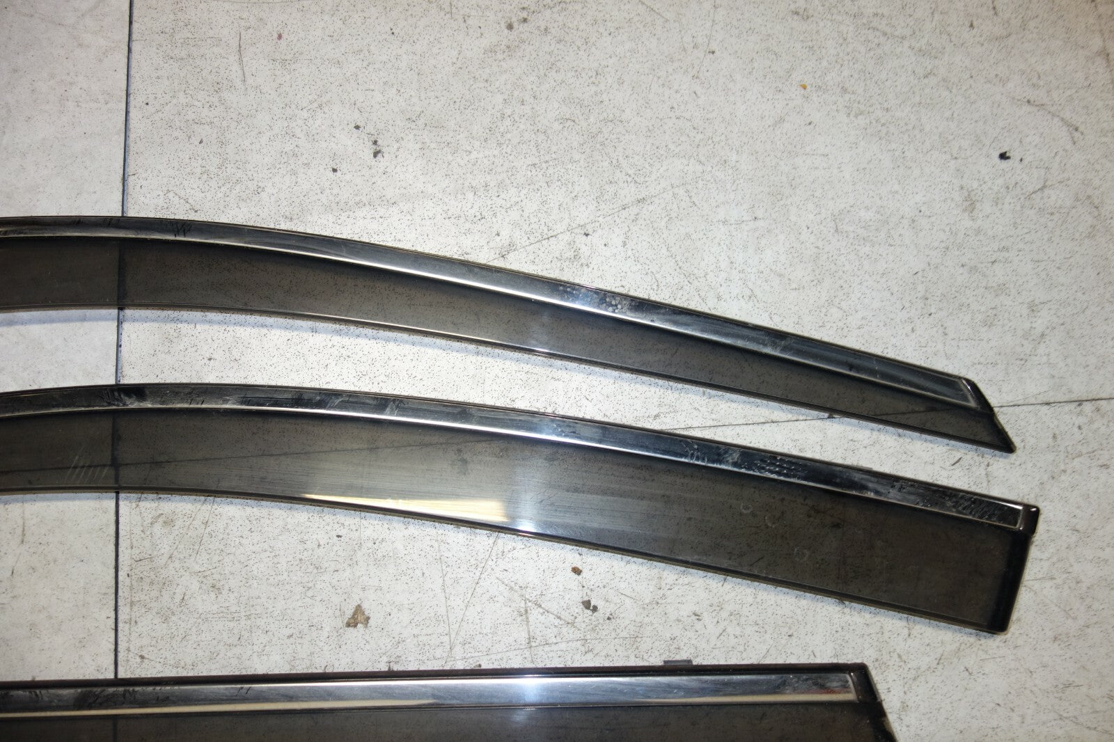 JDM Subaru Outback Wagon OEM Window Visors Front Rear 2010-2014 BR9 BRF