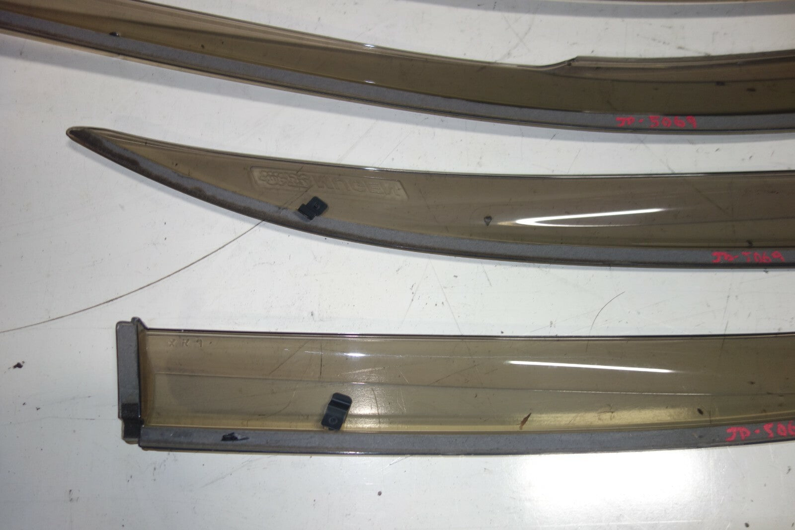 JDM 2005-2008  ACURA RL KB1 MUGEN WINDOW VISORS OEM RAIN GUARDS RARE