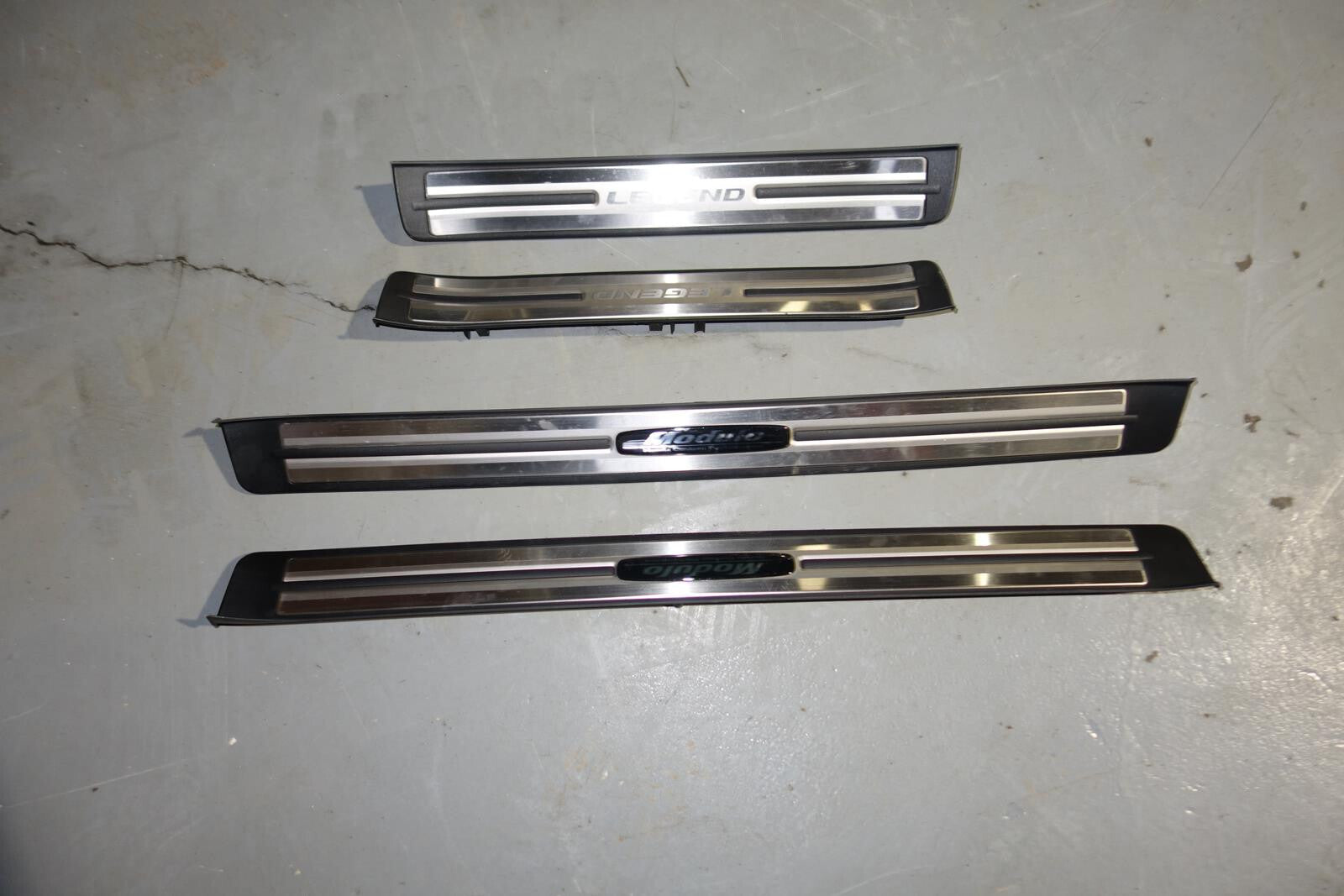 2005-2008 Acura RL MODULO Door Sills Scuffs Kick Plates Honda Legend KB1 JDM