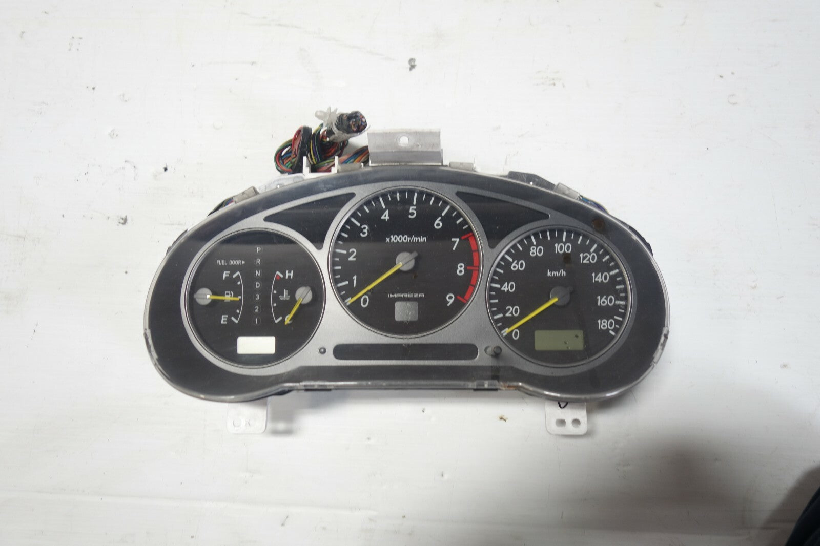 JDM 2002-2003 SUBARU IMPREZA WRX V7  AUTOMATIC GAUGE CLUSTER  SPEEDOMETER