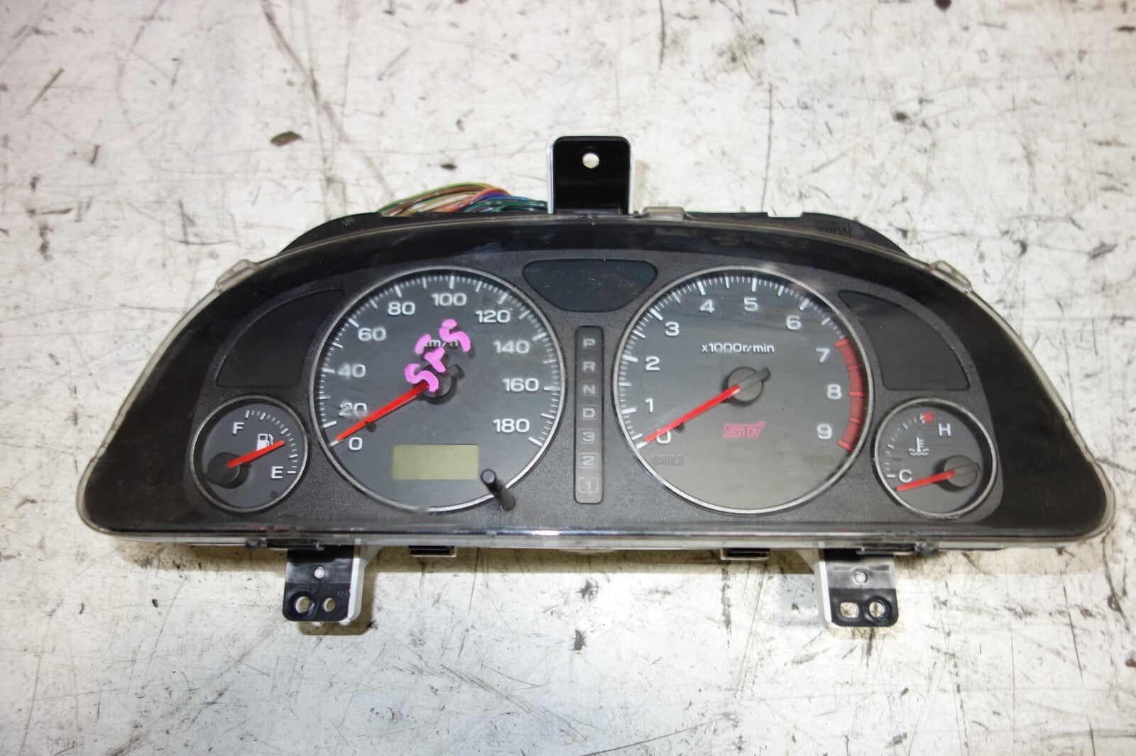 JDM SUBARU FORESTER STi SF5 AUTOMATIC GAUGE CLUSTER  SPEEDOMETER 1998-2002