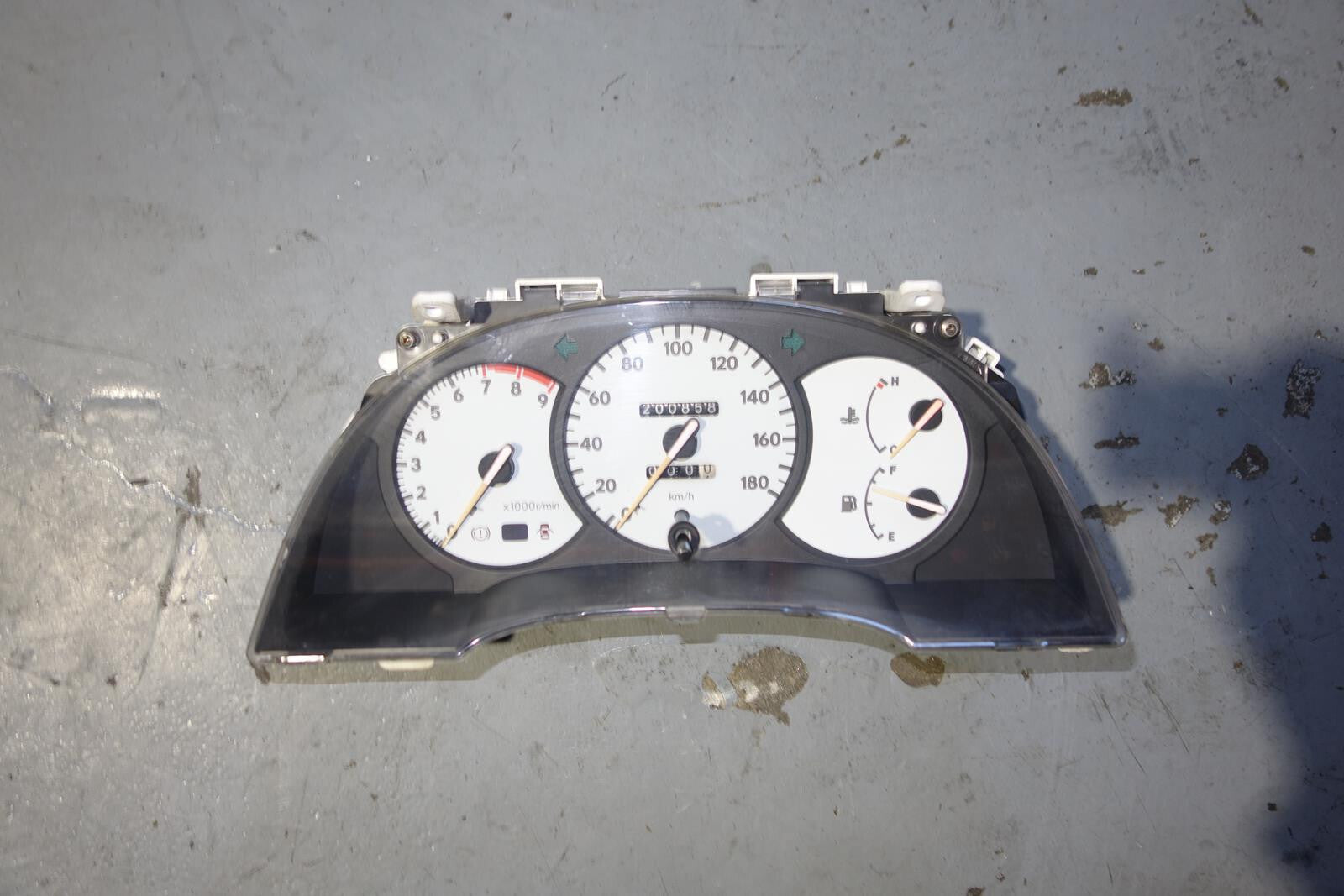 JDM Toyota Celica ST202 SS-III White Faced Gauge Cluster 5speed ST205 94-1999 MT