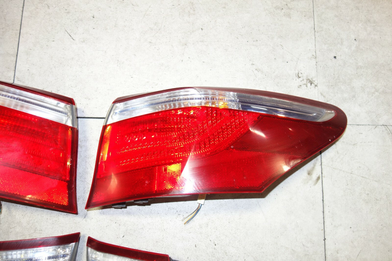 JDM Lexus LS460 Taillights Left & Right 2007 2008 2009 OEM Genuine Tail Lamps