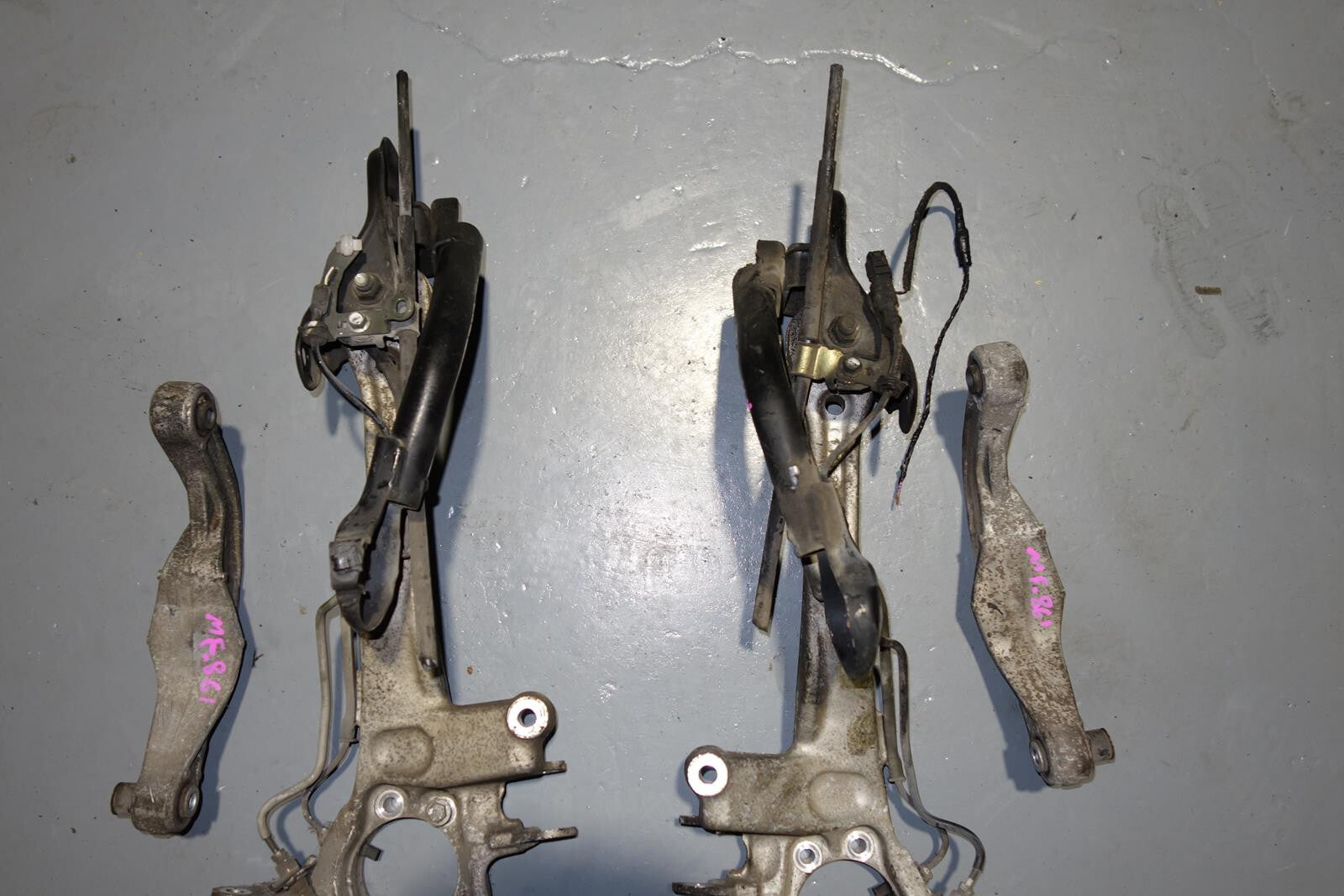 JDM Subaru Legacy Spec B Aluminum Rear Control Arms Trailing Arm 2005-2009 STi