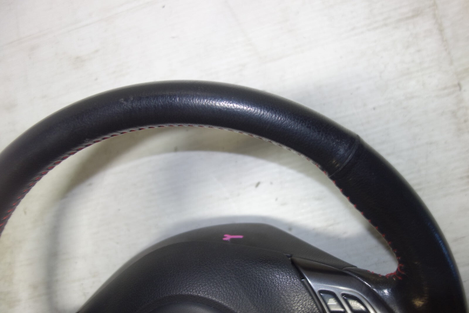 JDM Subaru Forester Steering Wheel Red Stitching 2009 2010 2011 2012 2013 SH9