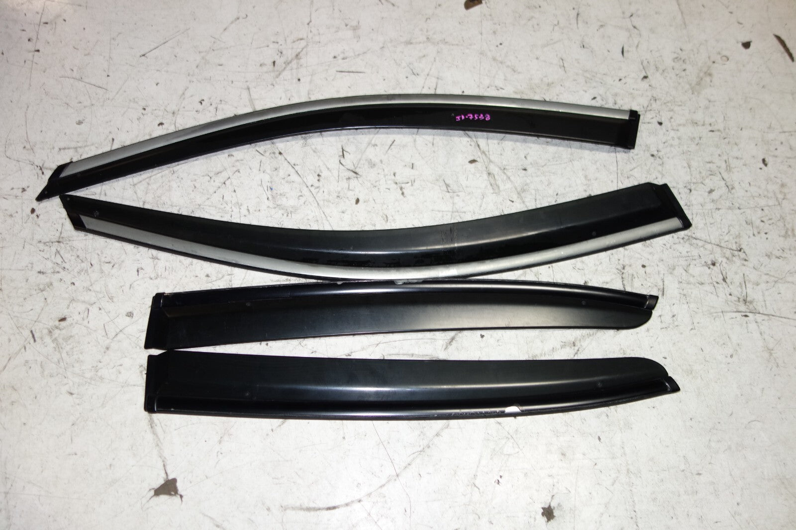 JDM 2008-2012 HONDA INSPIRE ACCORD CP3 WINDOW VISORS OEM RAIN GUARDS RARE