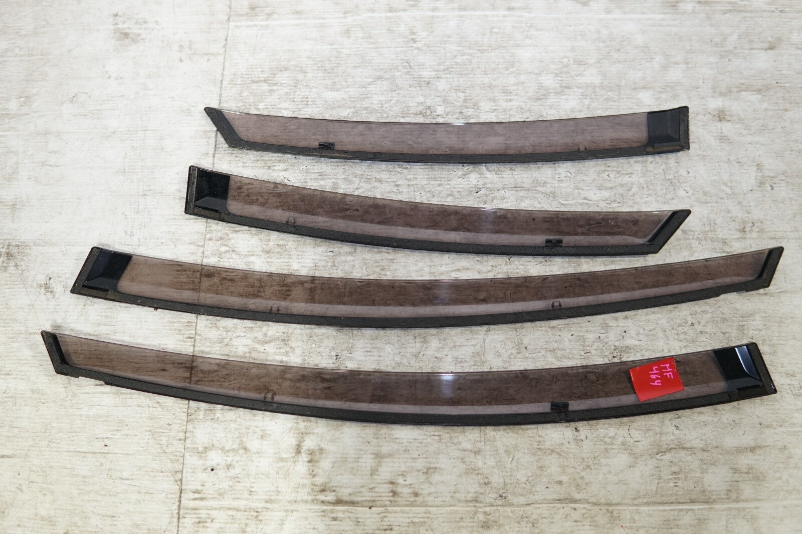 JDM TOYOTA PRIUS OEM WINDOW VISOR RAIN GUARDS ZVW30 2010-2015 MF-464