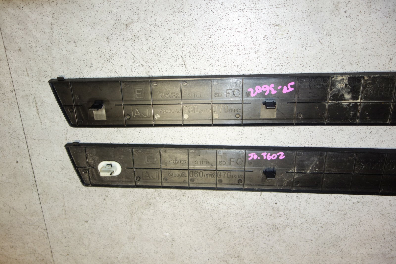 JDM Subaru Legacy & Outback Door Sills Scuff Plates Genuine BR9 2010-2014