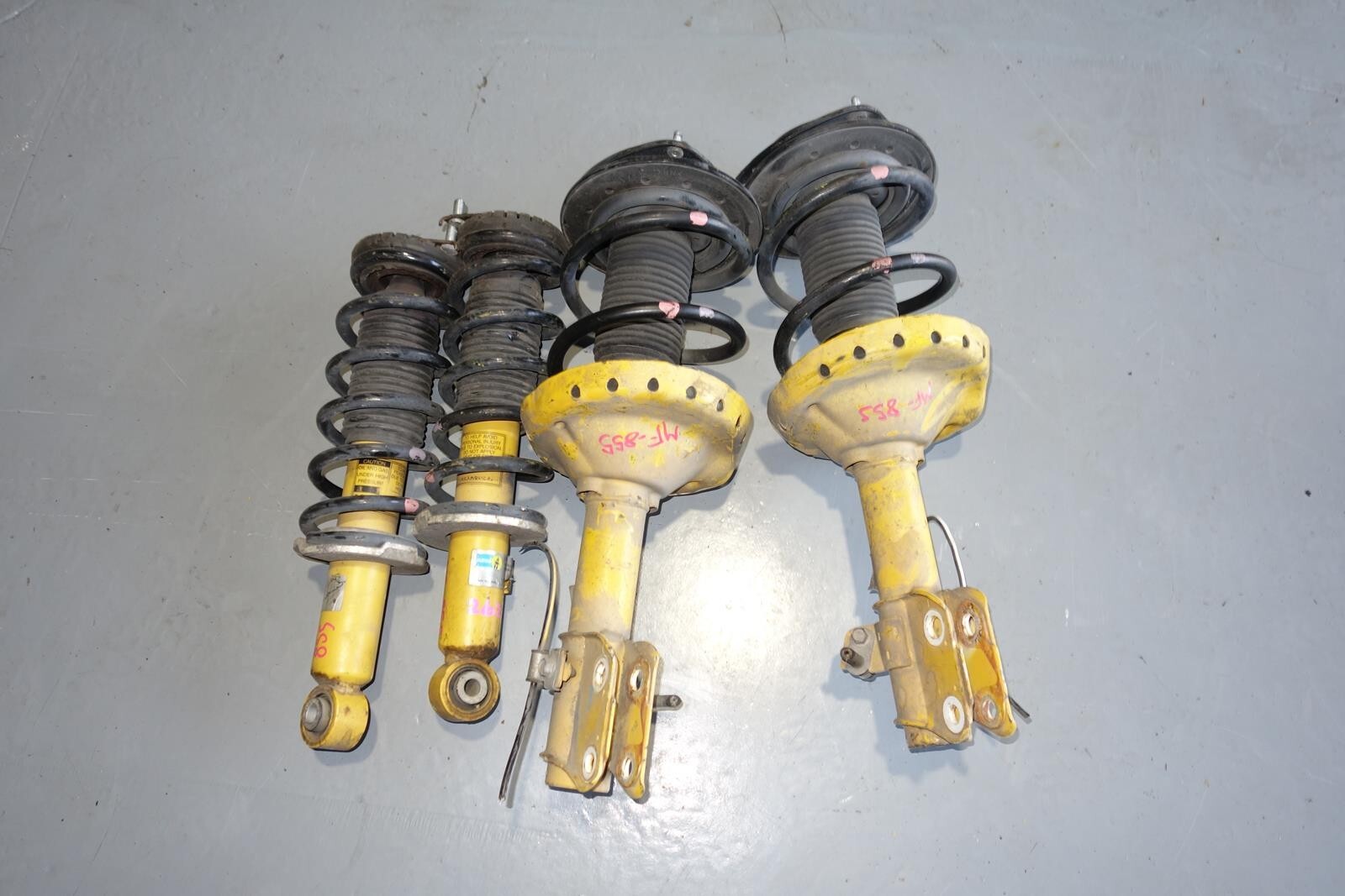JDM SUBARU LEGACY BILSTEIN SPEC-B SHOCKS FRONT & REAR STRUTS COIL 05-2009 MF-855