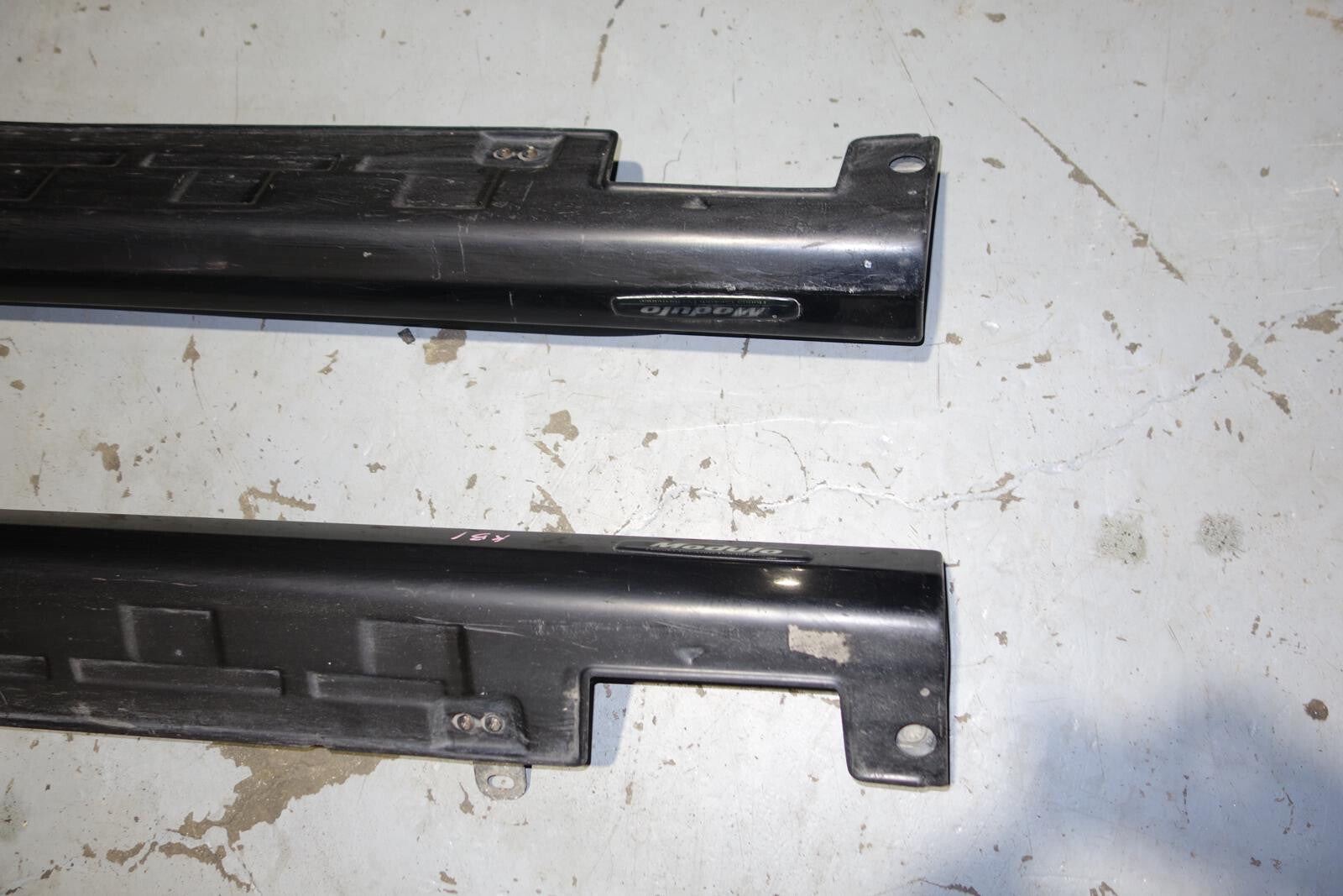 JDM Acura RL Modulo Optional Side Skirts Rocker Panels KB1 2005 2006 2007 2008