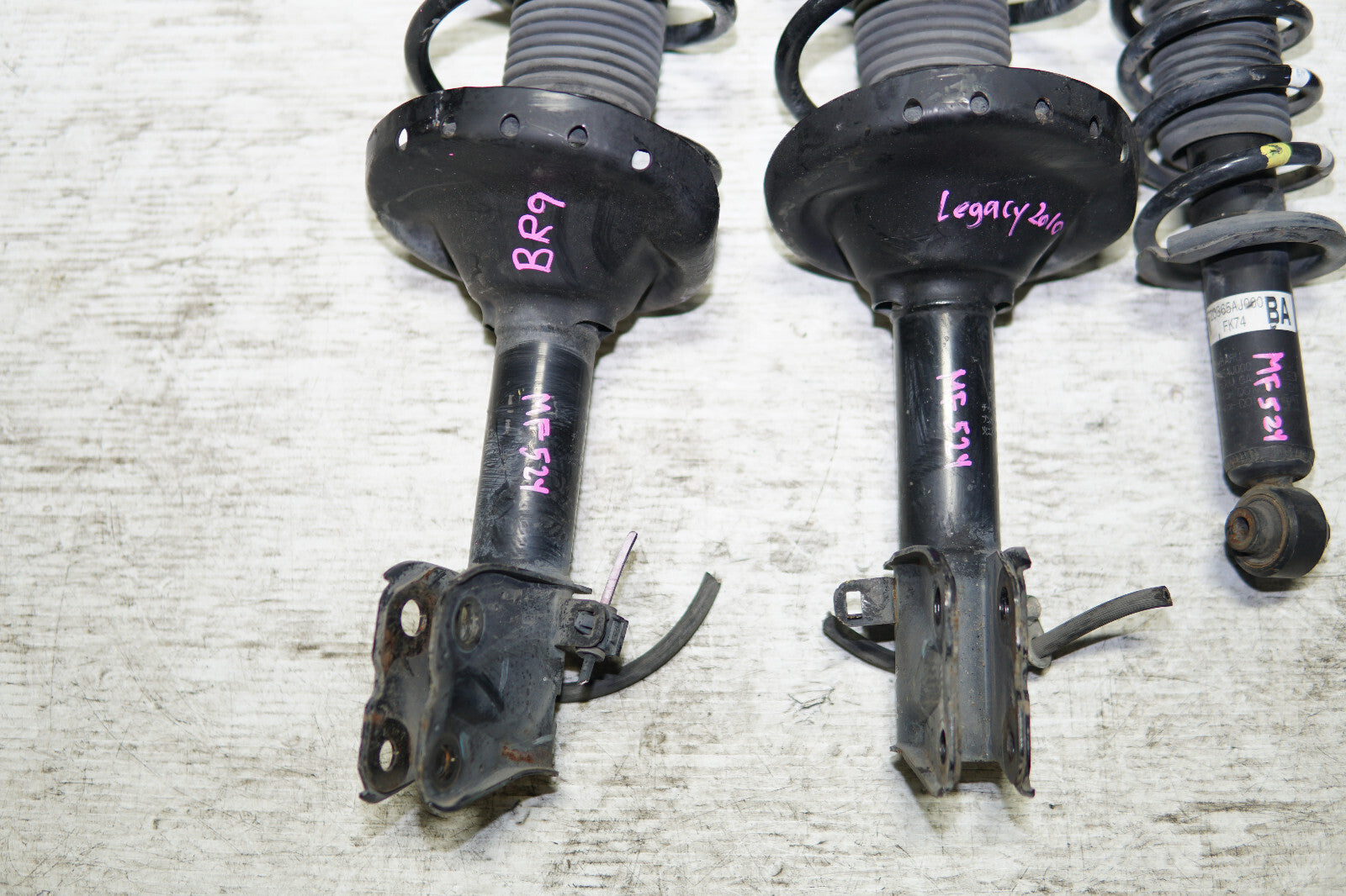 JDM Subaru Legacy Shocks Struts Coil Springs Suspension 2010-2014 BR BM