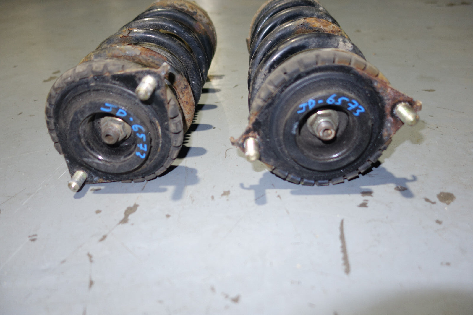 JDM Subaru Legacy Bilstein Rear Shocks Coil Springs Strut Suspension 1998-2004