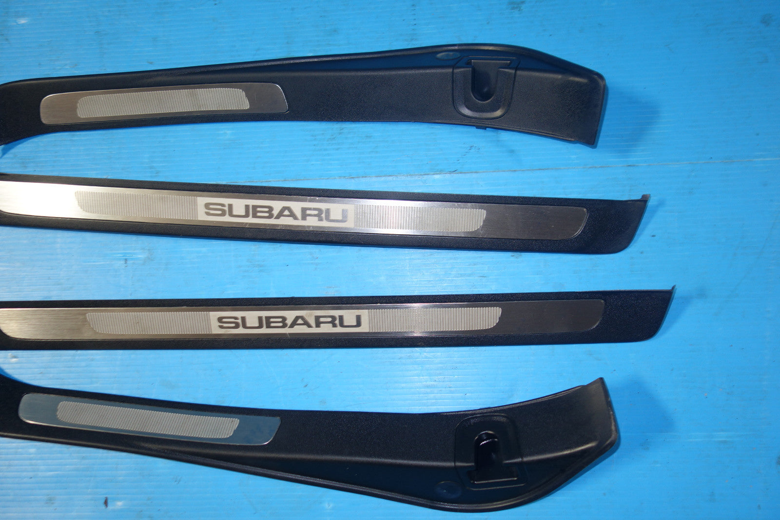 JDM Subaru Legacy Front Rear Door Sills Scuff Plates Step BPE 2005-2009 #5259
