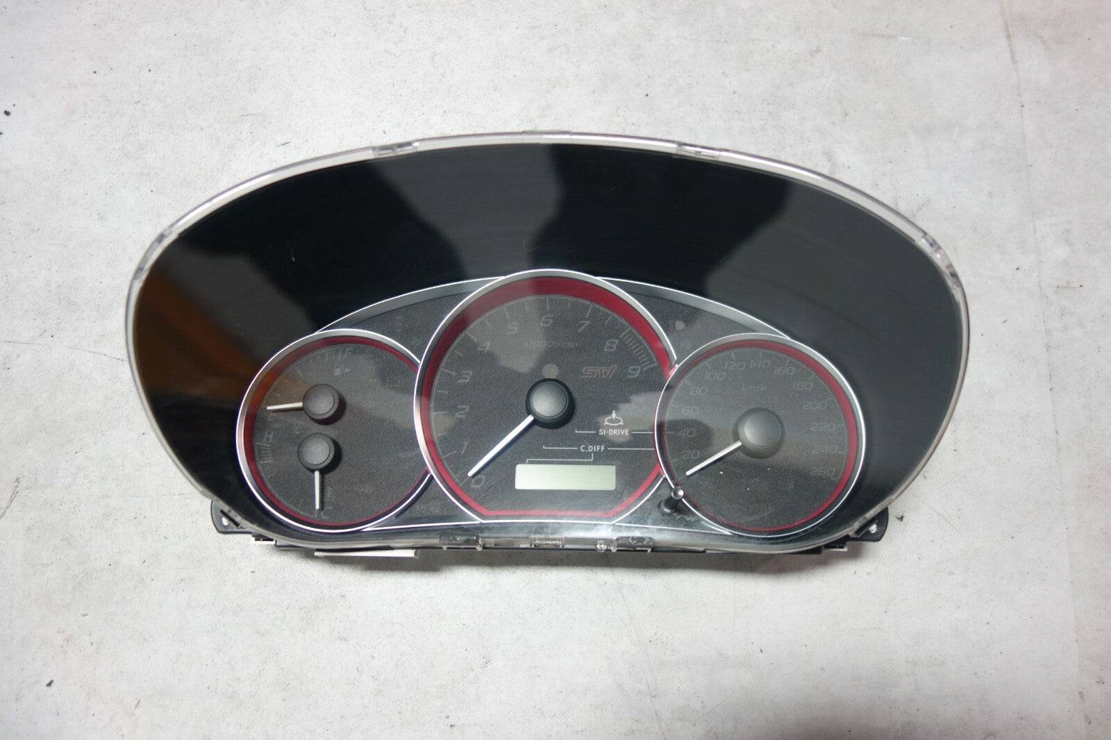 JDM Subaru Impreza WRX STI 6 Speed Manual Gauge Cluster 260KM/H 2008-2014