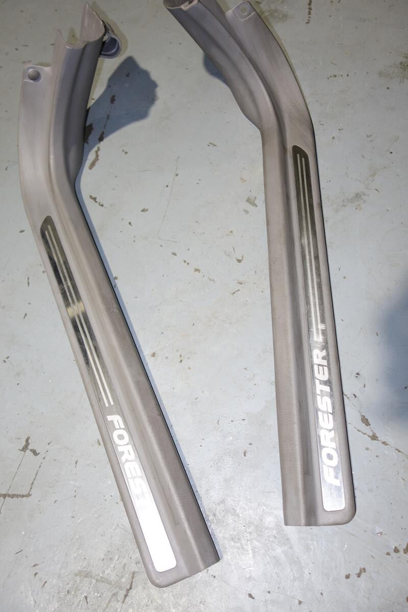 JDM Subaru Forester Door Sills Scuffs Kick Plates Steps 2003-2008 SG SG5 SG9