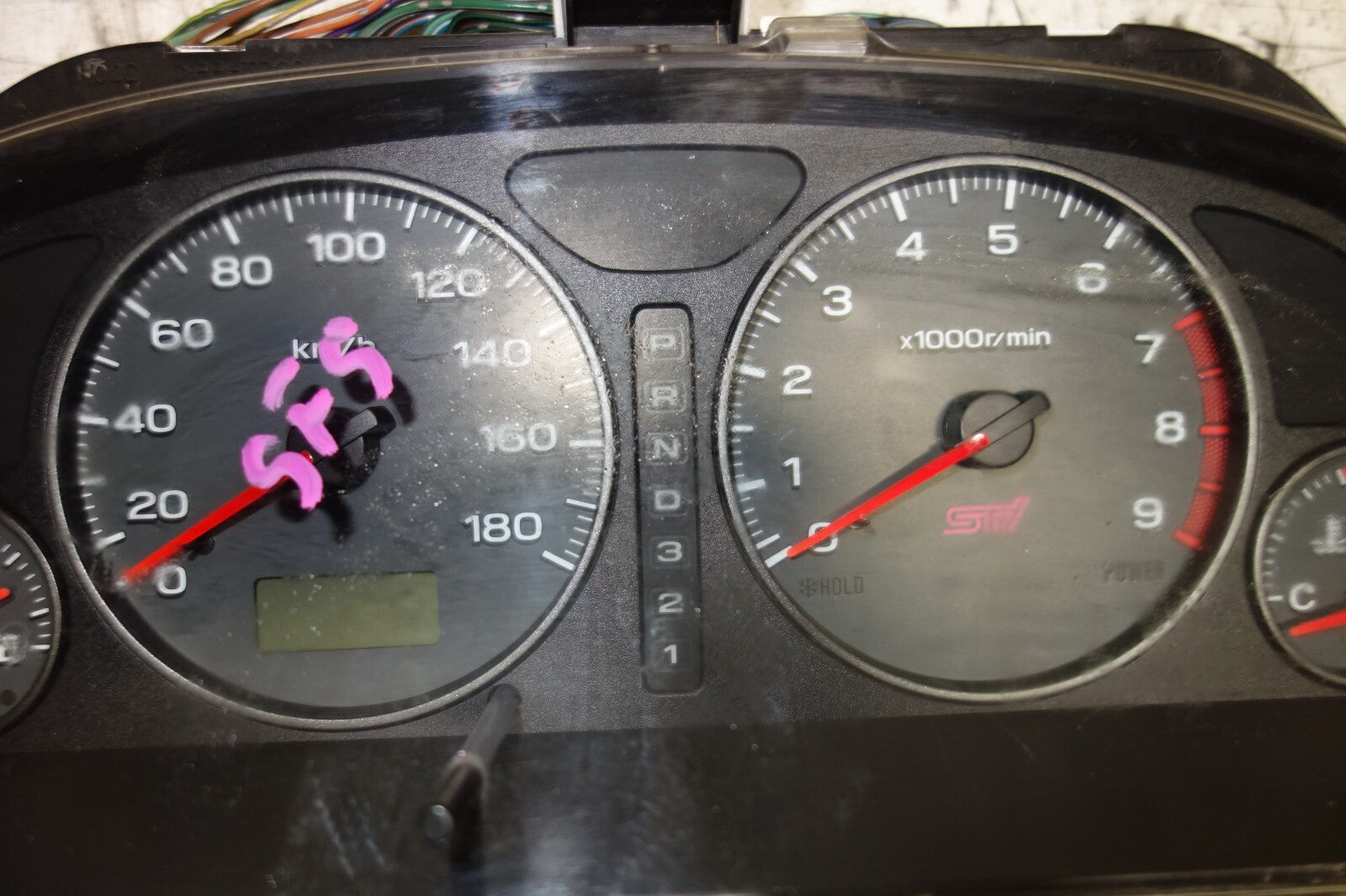 JDM SUBARU FORESTER STi SF5 AUTOMATIC GAUGE CLUSTER  SPEEDOMETER 1998-2002