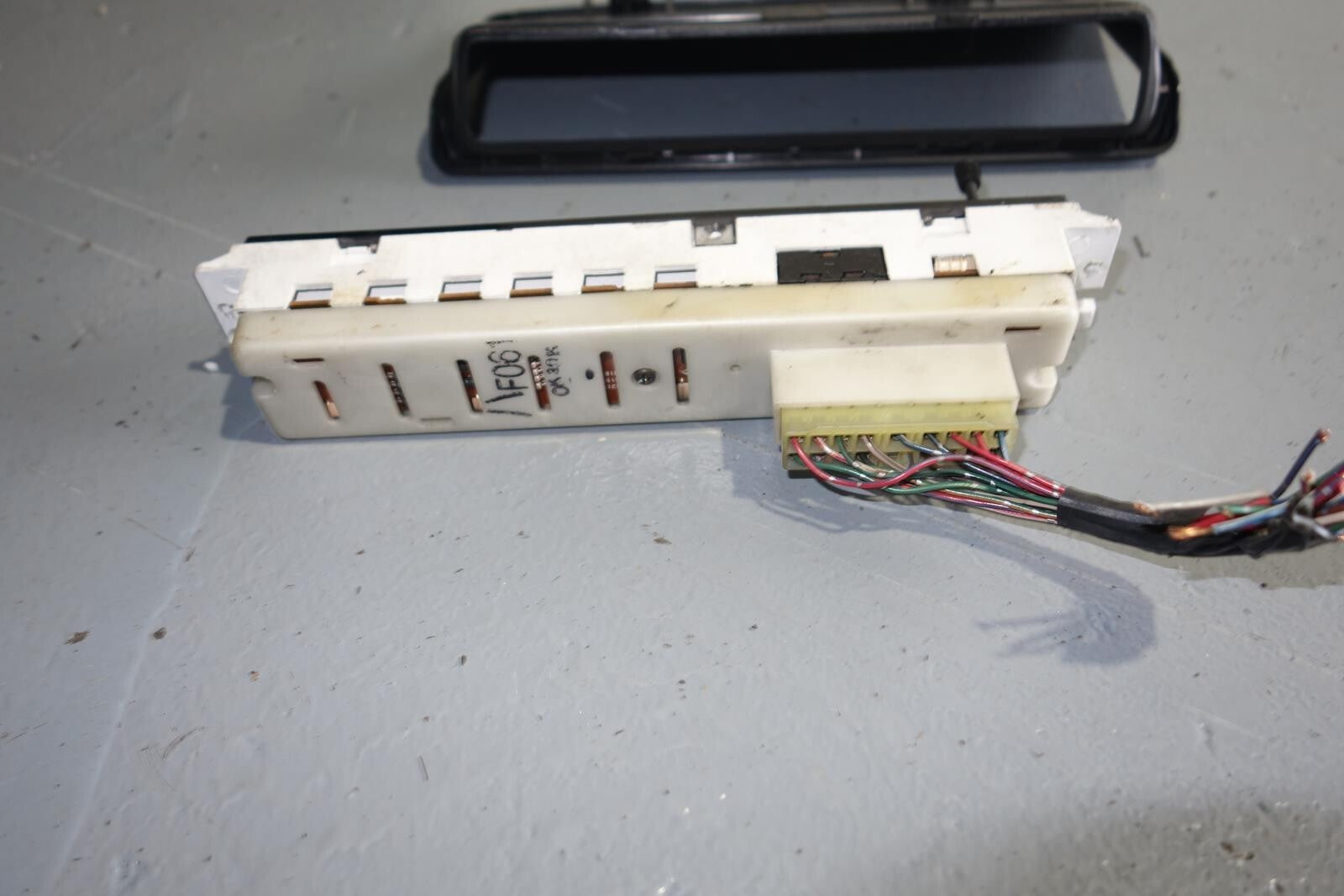 JDM 1986-1991 MAZDA RX-7 RX7 FC3S OEM DASH CLOCK WARNING LIGHT CLUSTER & COVER