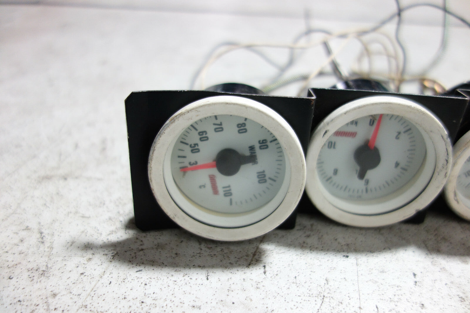 JDM Subaru Impreza WRX STi OMONI GC8 GF8 Triple Gauge Volt Water Oil Temperature