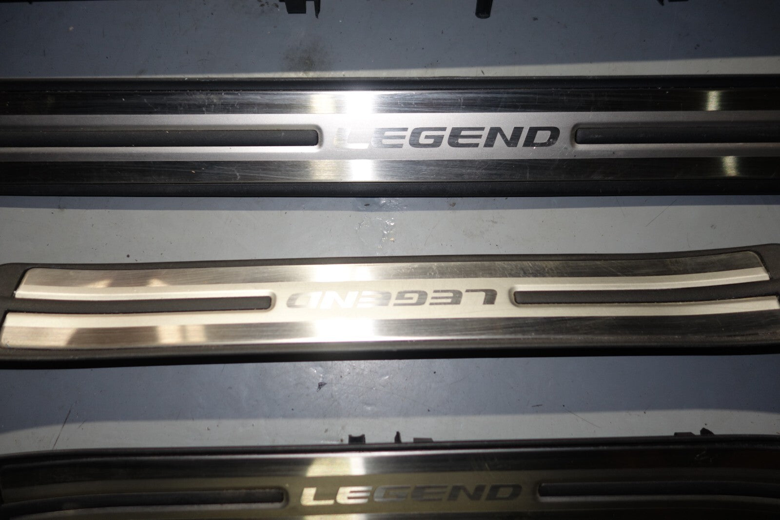 JDM ACURA RL HONDA LEGEND KB1 OEM DOOR SILLS TRIM SCUFF PLATES SIDE STEPS 05-08