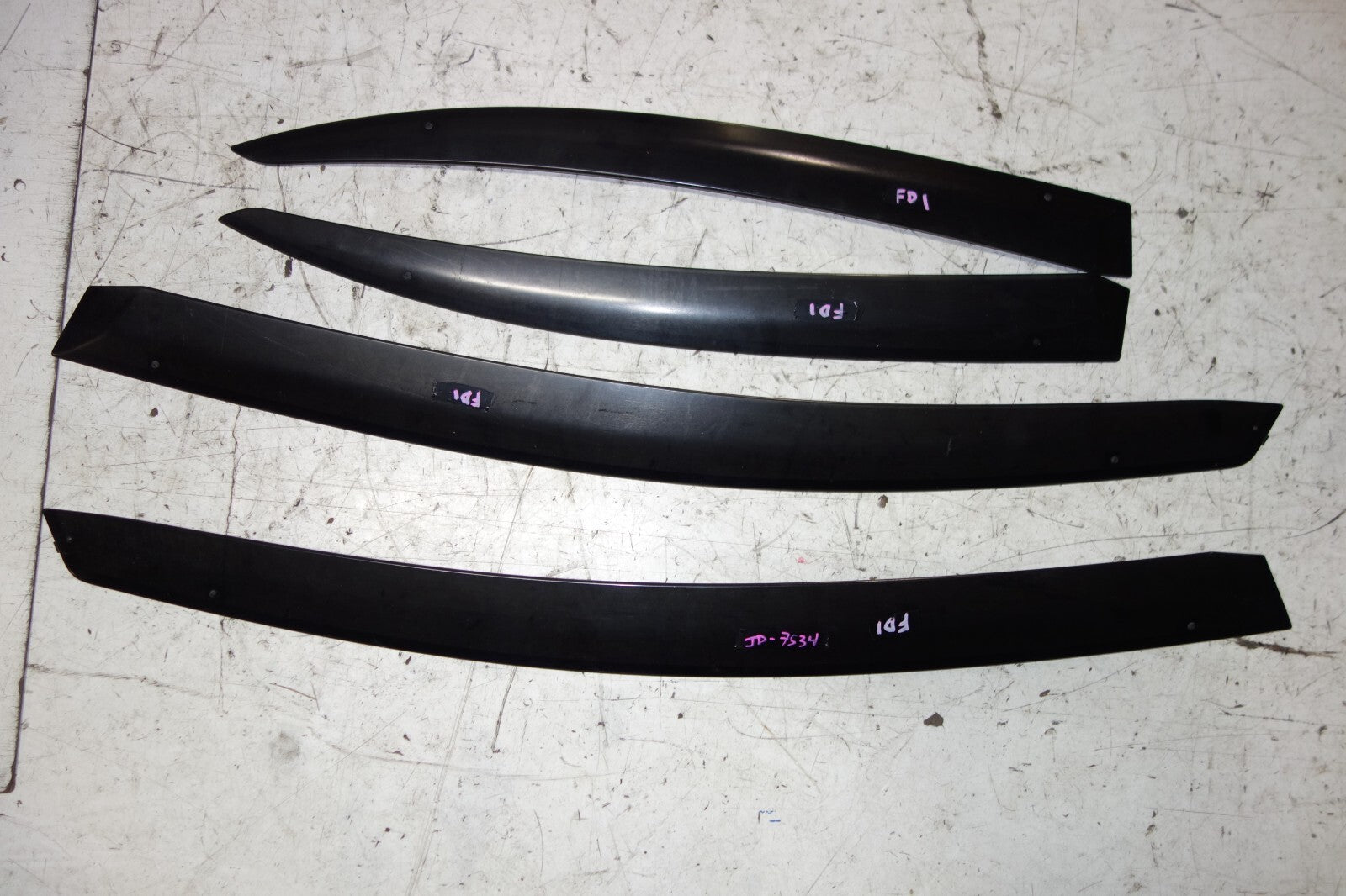 JDM 06-11 HONDA CIVIC/ACURA CSX USED WINDOW VISORS FD1 FD2 OEM RAIN GUARDS
