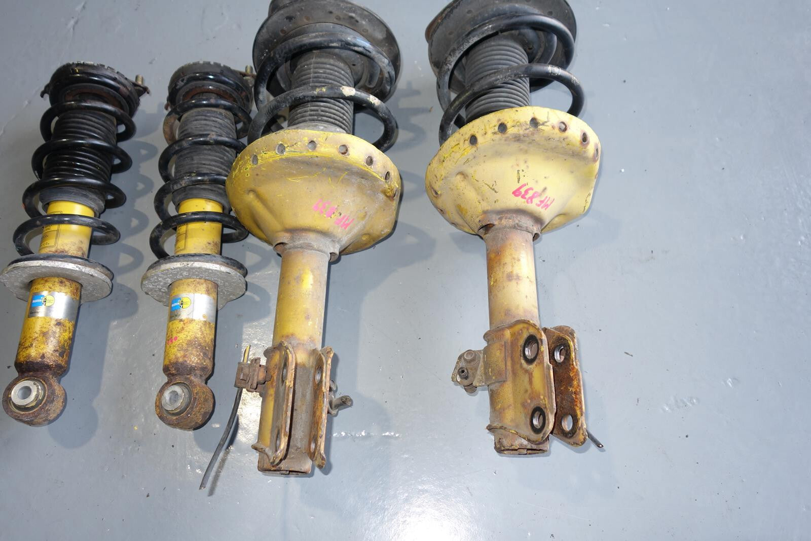 JDM Subaru Legacy Bilstein Shock Spring Strut Front Rear Suspension 05-09 MF-833