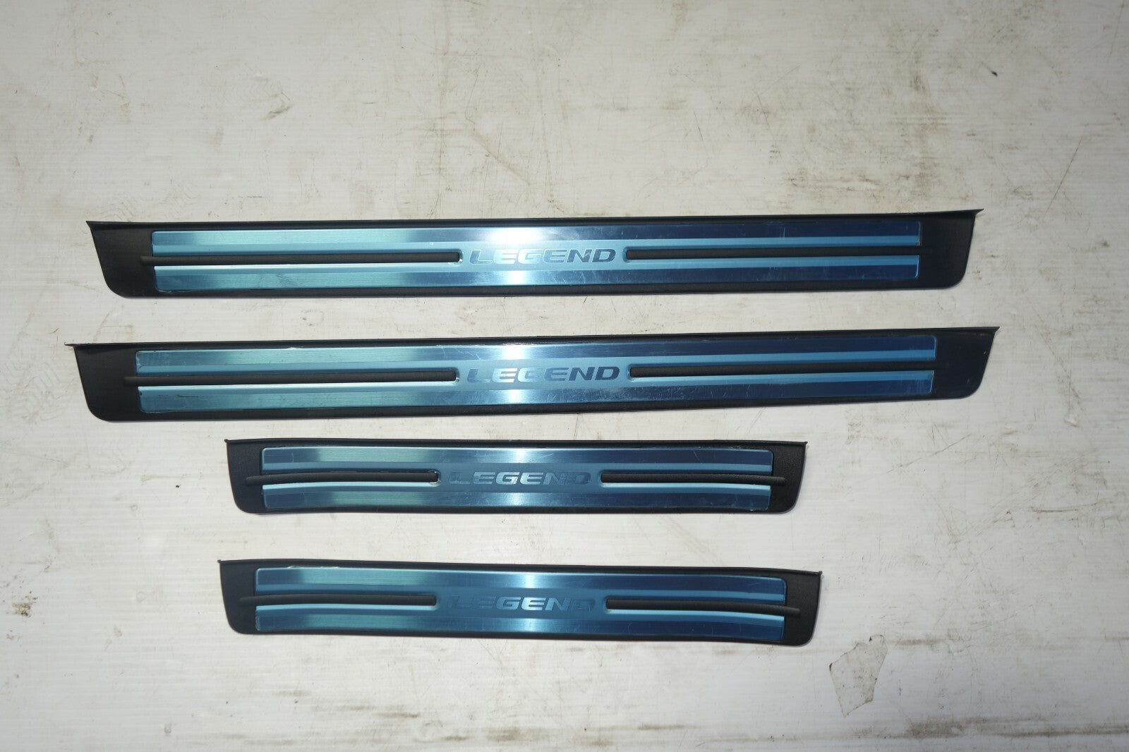 JDM 2005-2008 ACURA RL HONDA LEGEND OEM DOOR SILLS TRIM SCUFF PLATES SIDE STEPS