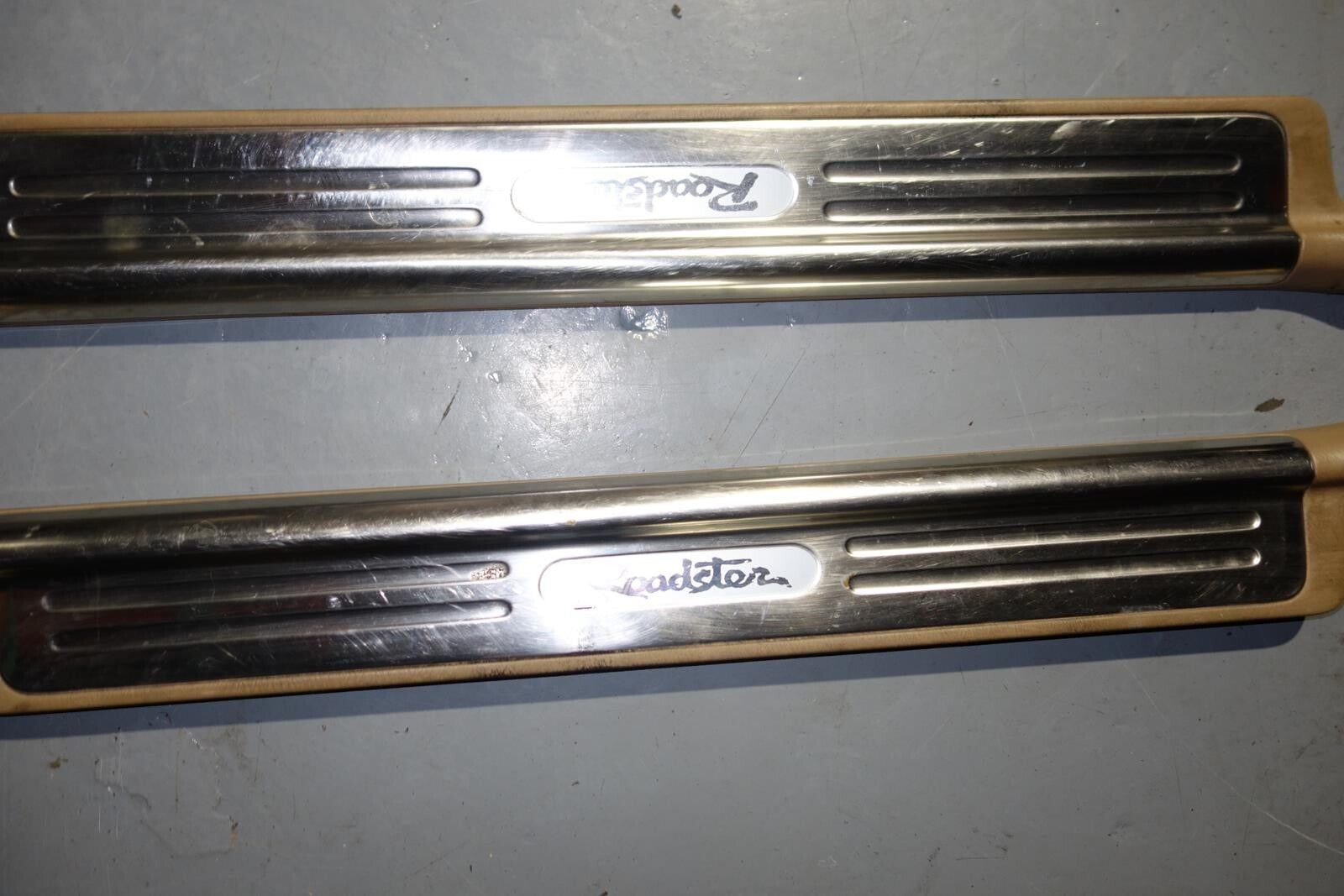 JDM 1998-2005 MAZDA MIATA ROADSTER NB8C DOOR SILL SCUFF KICK PLATE SET OEM