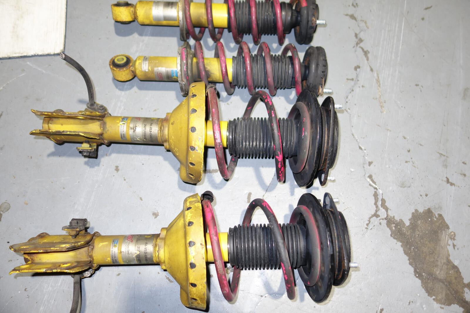 JDM Subaru Legacy STi S402 BILSTEIN Shocks Struts Coil Springs 2005-2009 BP5 BP9