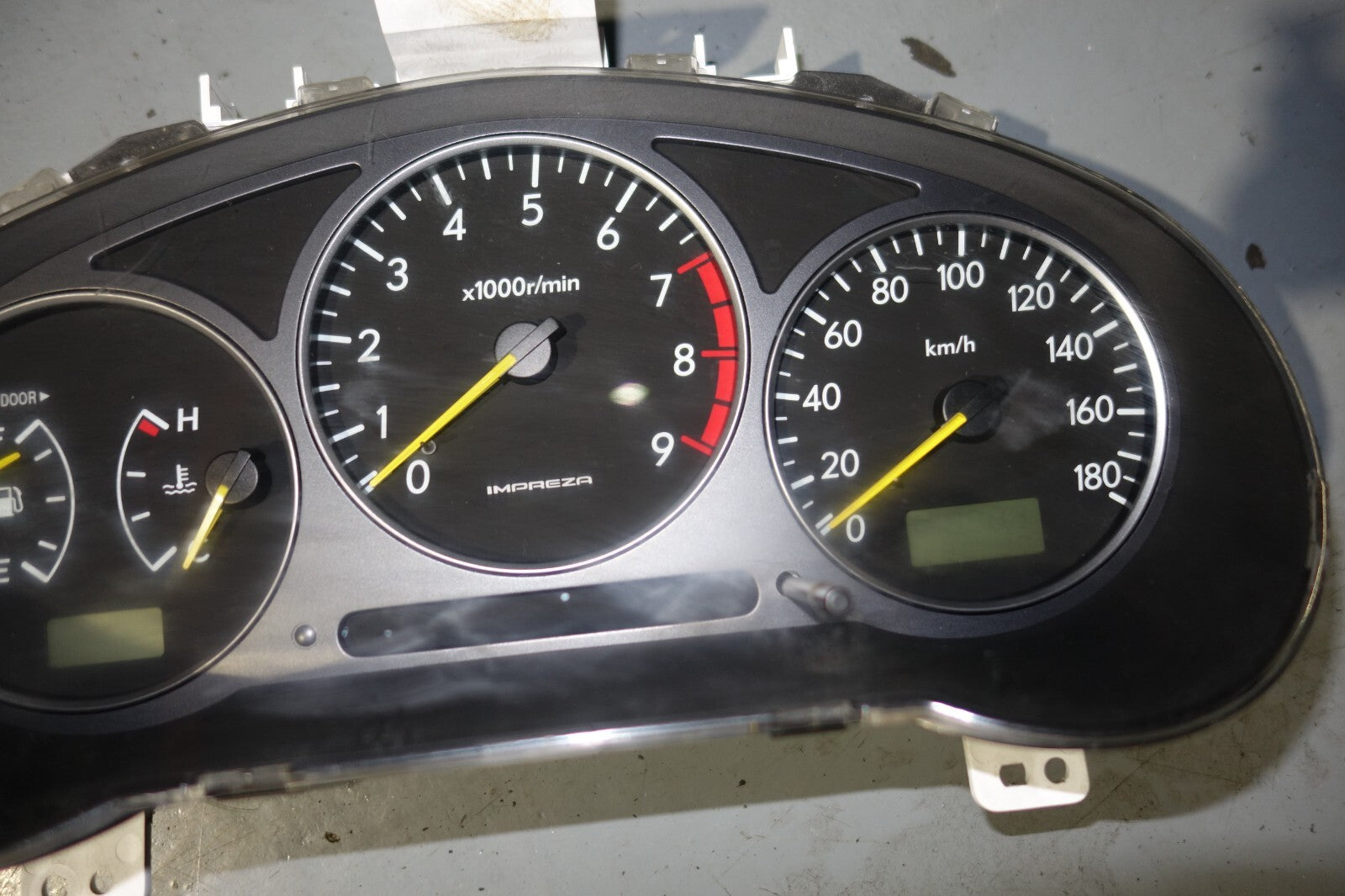 JDM 2002-2003 SUBARU IMPREZA WRX V7  MANUAL GAUGE CLUSTER  SPEEDOMETER