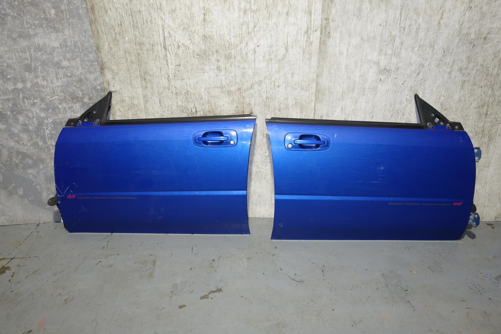JDM Subaru Impreza WRX STi GDB GD Used OEM Front Doors 2002-2007 Door GG GGB GGA