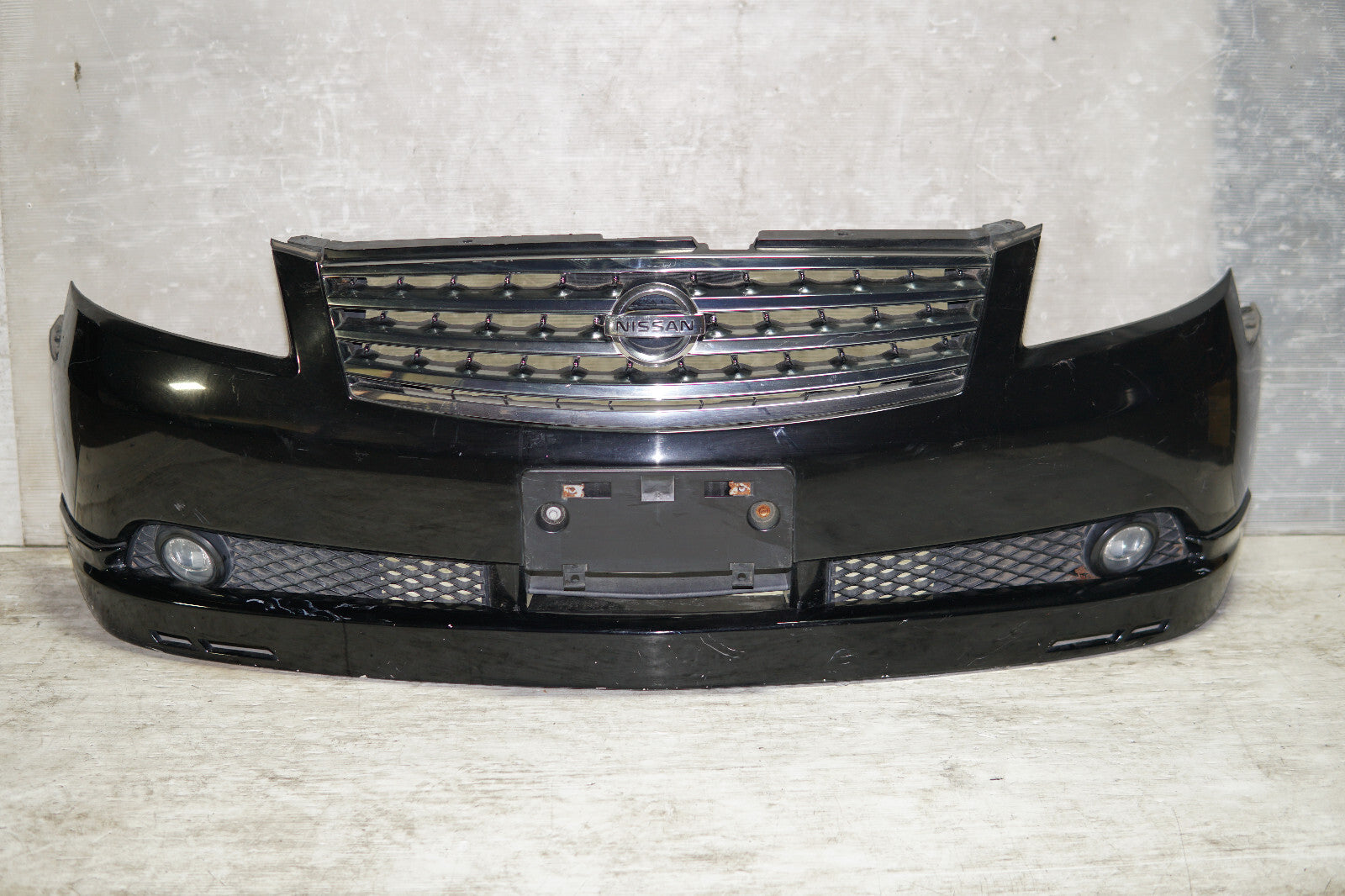 JDM Infiniti M35 M45 OEM Front Bumper Cover Lip Grille 2006 2007 Nissan Fuga