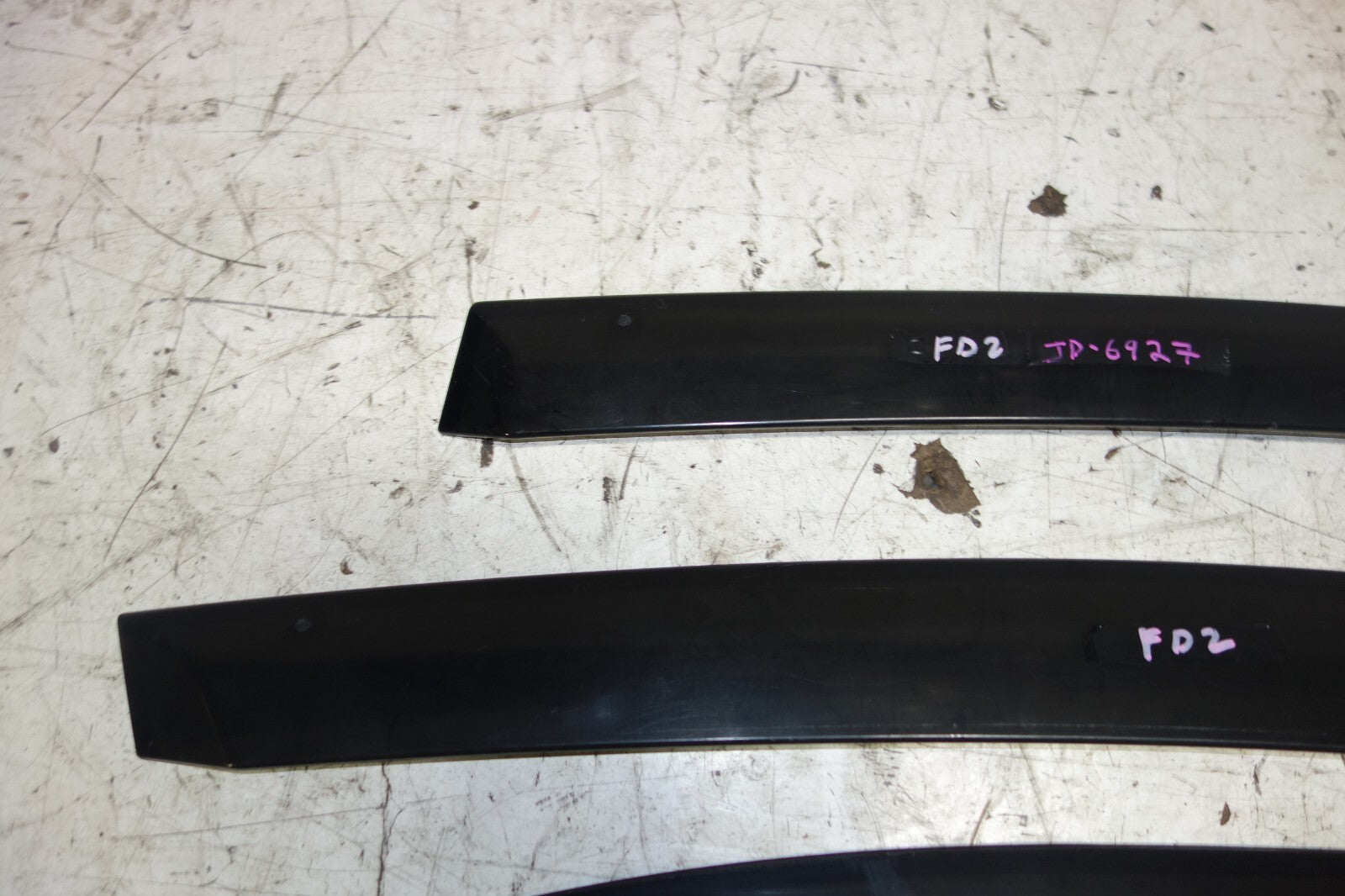 JDM Acura CSX / Civic FD2 Type R Window Visor OEM Set 2006-2011