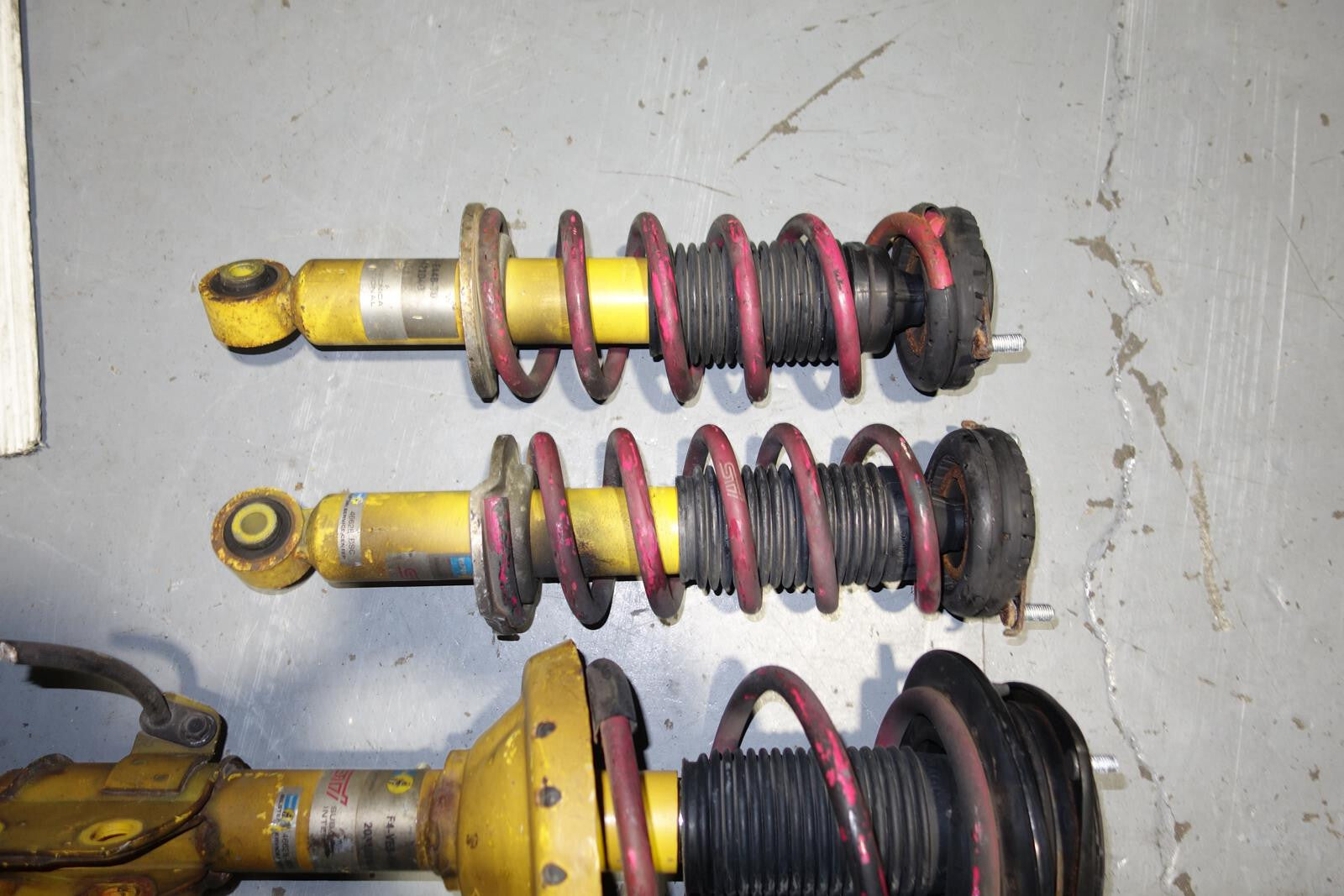 JDM Subaru Legacy STi S402 BILSTEIN Shocks Struts Coil Springs 2005-2009 BP5 BP9
