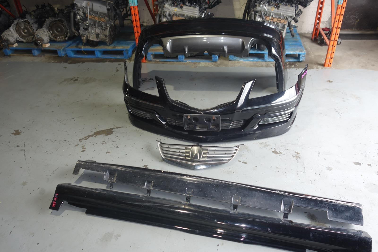 Acura RL  Bumper Cover Mugen Lip Fog Lights Side Skirts 2005-2008 JDM Legend KB1