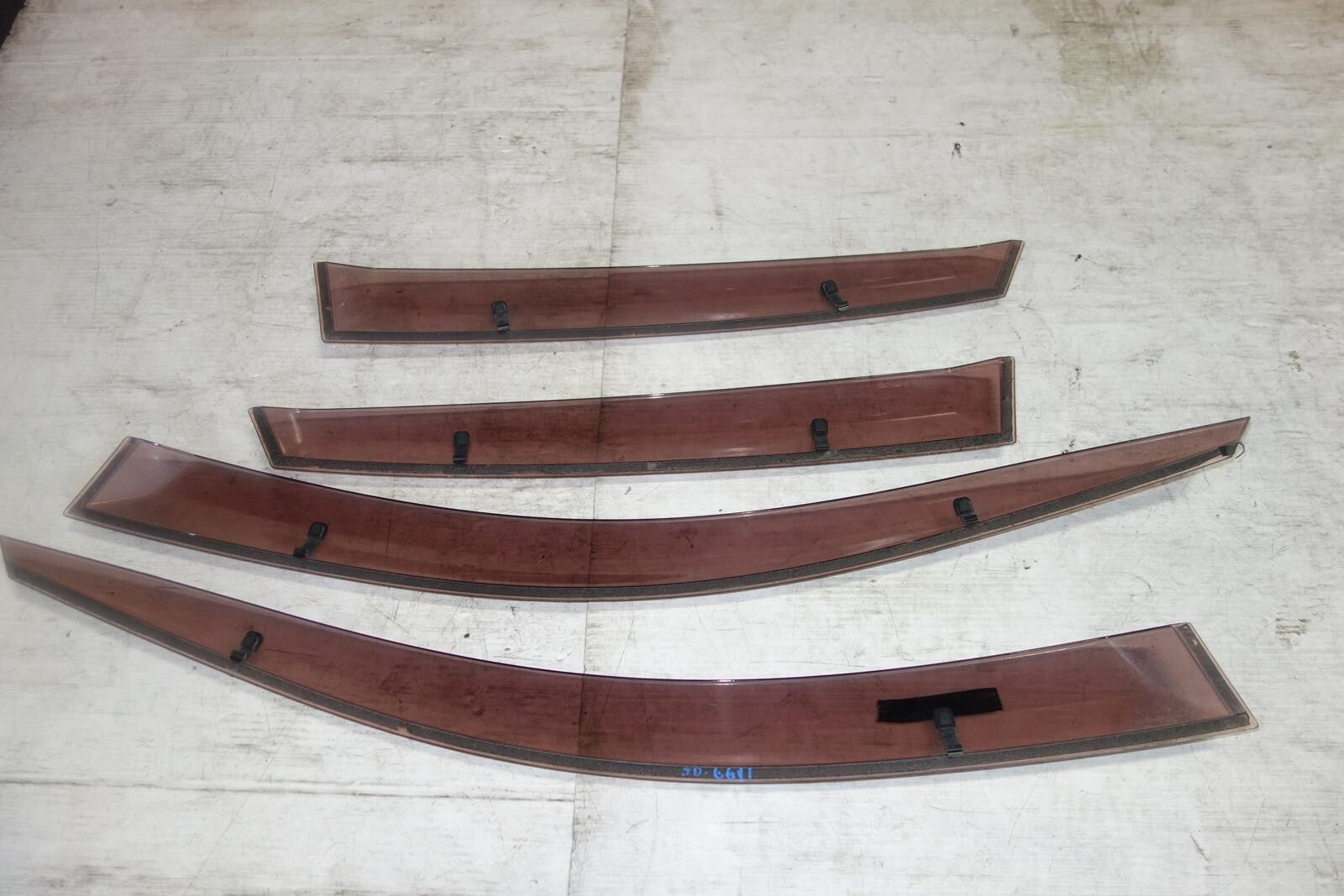 JDM Subaru Impreza WRX STi GRF Window Visors Rain Guards 2008-2014