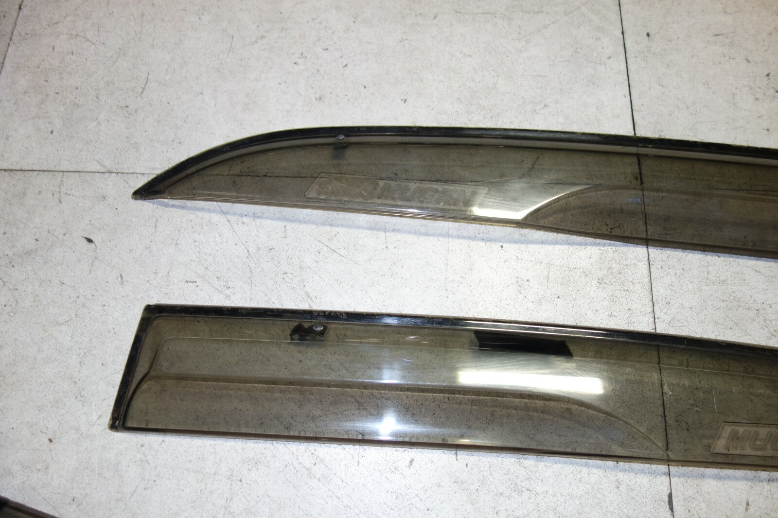 JDM 2003-2007 HONDA INSPIRE ACCORD UC1 MUGEN WINDOW VISORS OEM RAIN GUARDS RARE