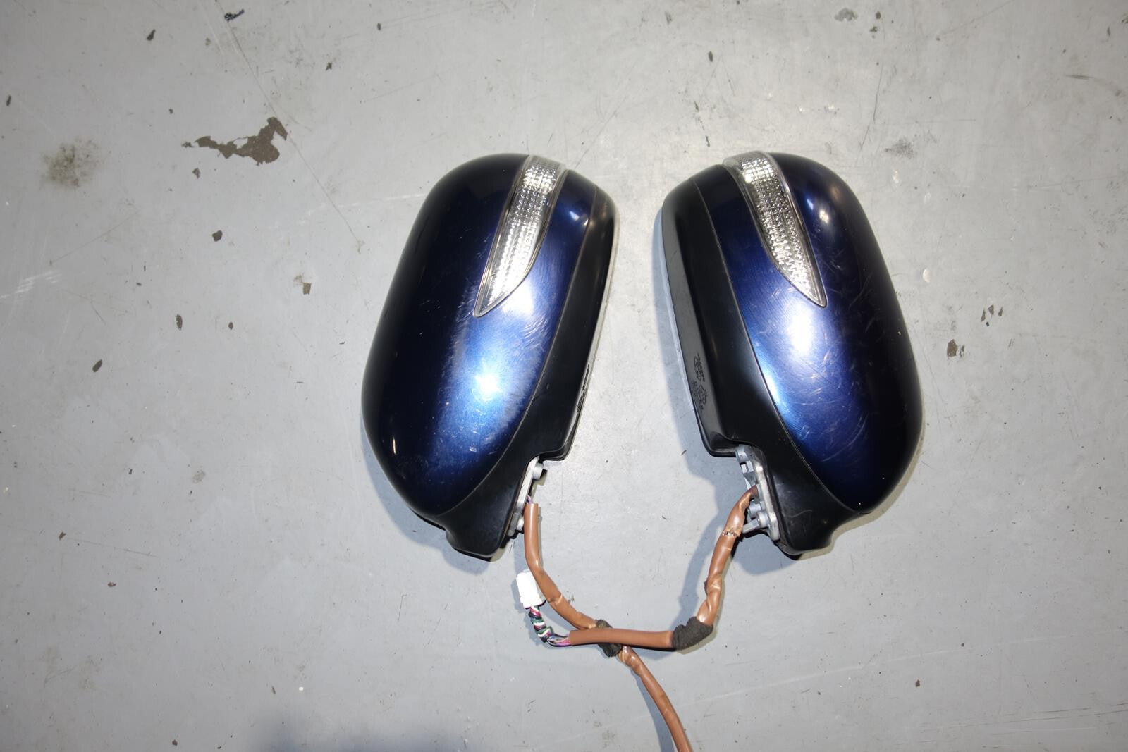 JDM Subaru Impreza WRX STi Mirrors GRB Power Folding Mirrors 2008-2014 OEM