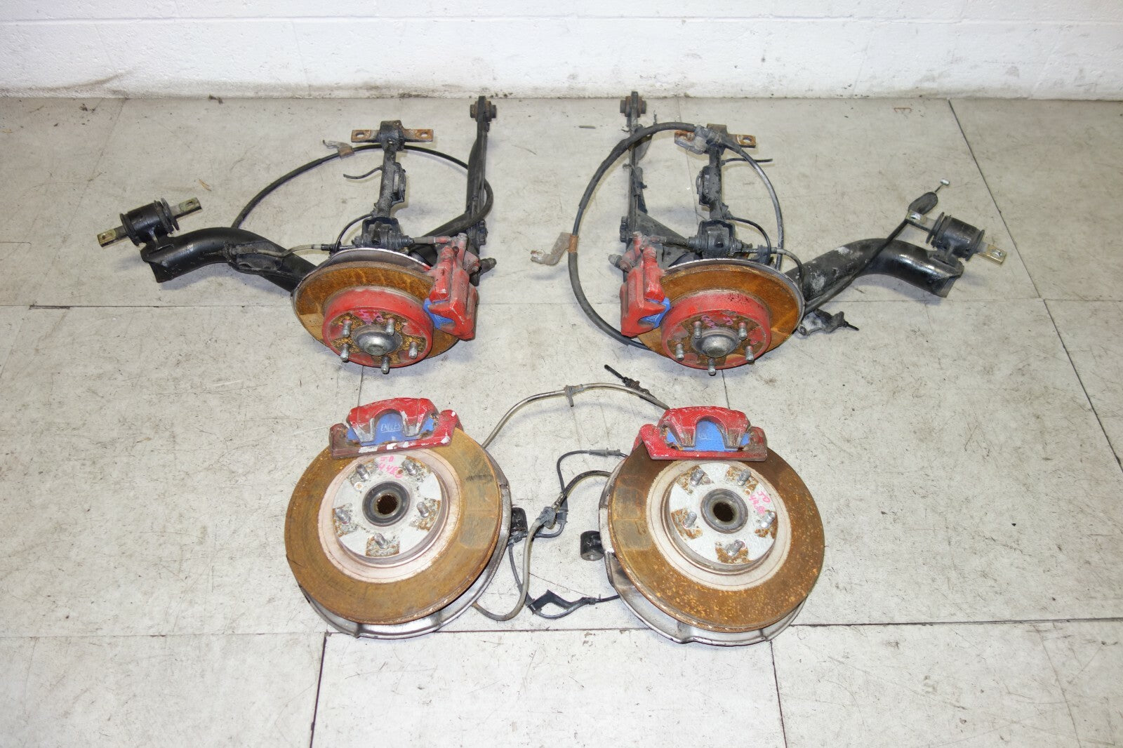 JDM Honda Civic Type R EP3 5 Bolt Spindles Hub Calipers Endless Pads 2001-2005