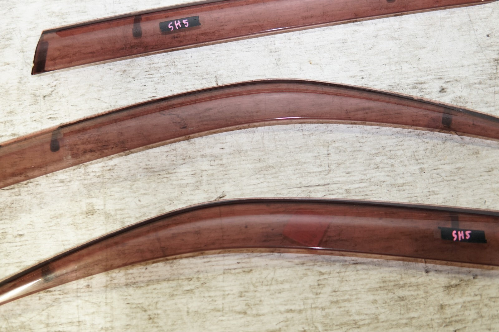JDM 2009-2013 SUBARU FORSTER SH5 USED WINDOW VISORS  OEM RAIN GUARDS MF-379