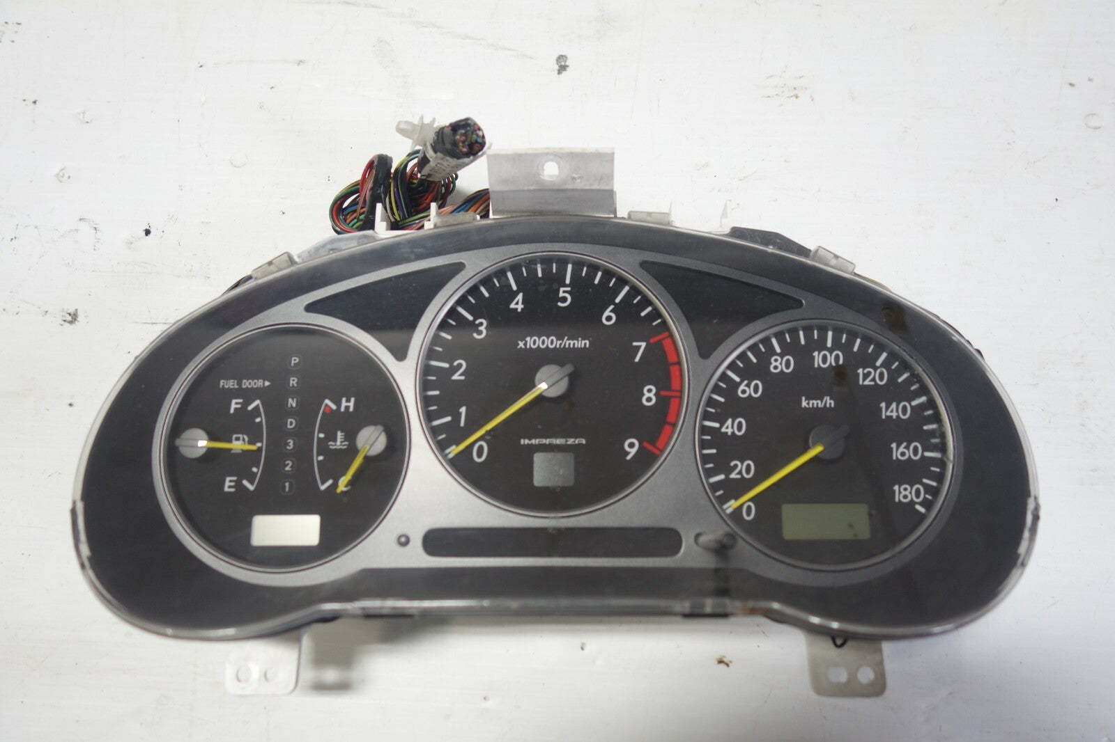 JDM 2002-2003 SUBARU IMPREZA WRX V7  AUTOMATIC GAUGE CLUSTER  SPEEDOMETER